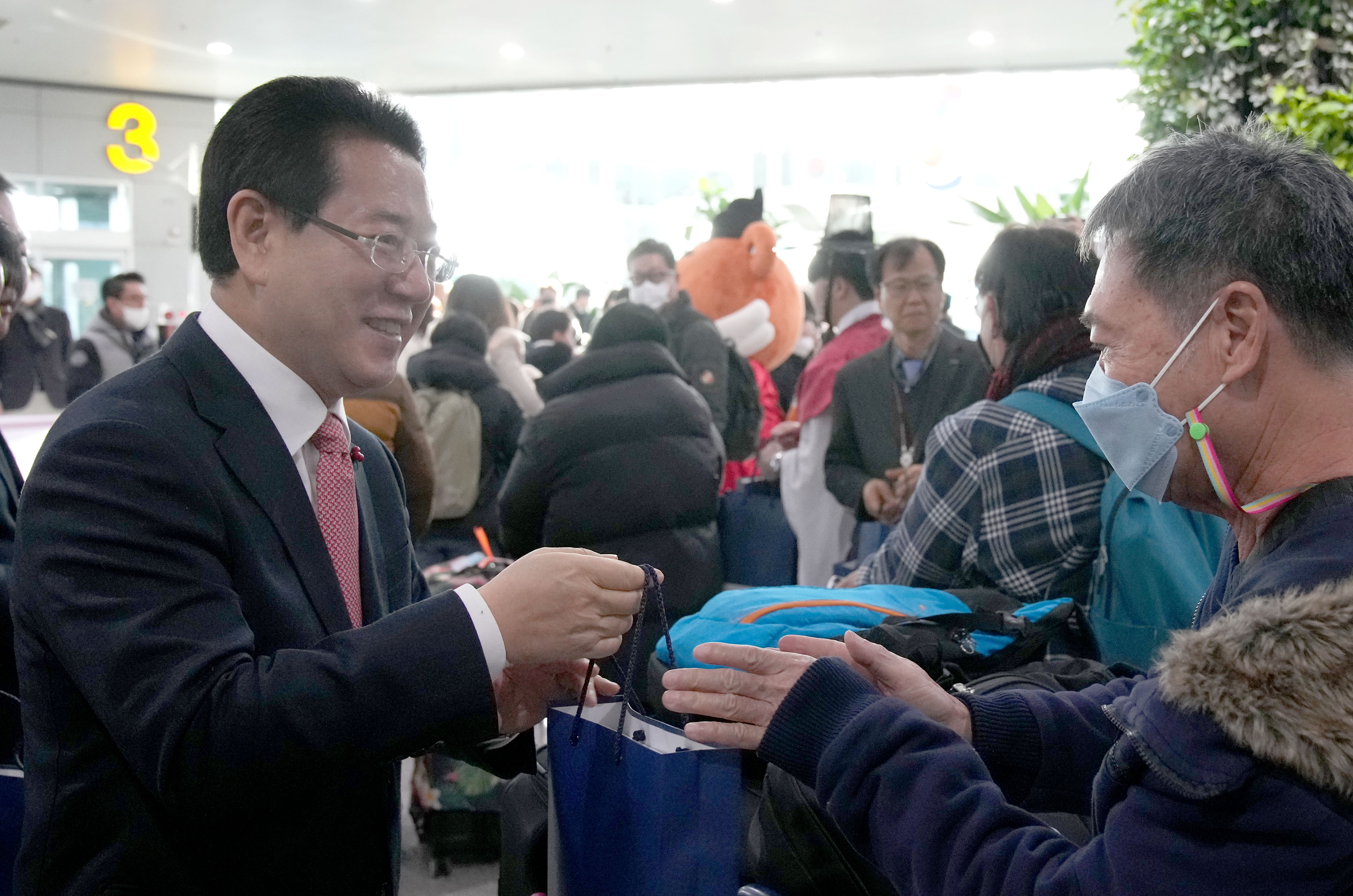 태국 전세기 무안국제공항 첫입국 환영식2