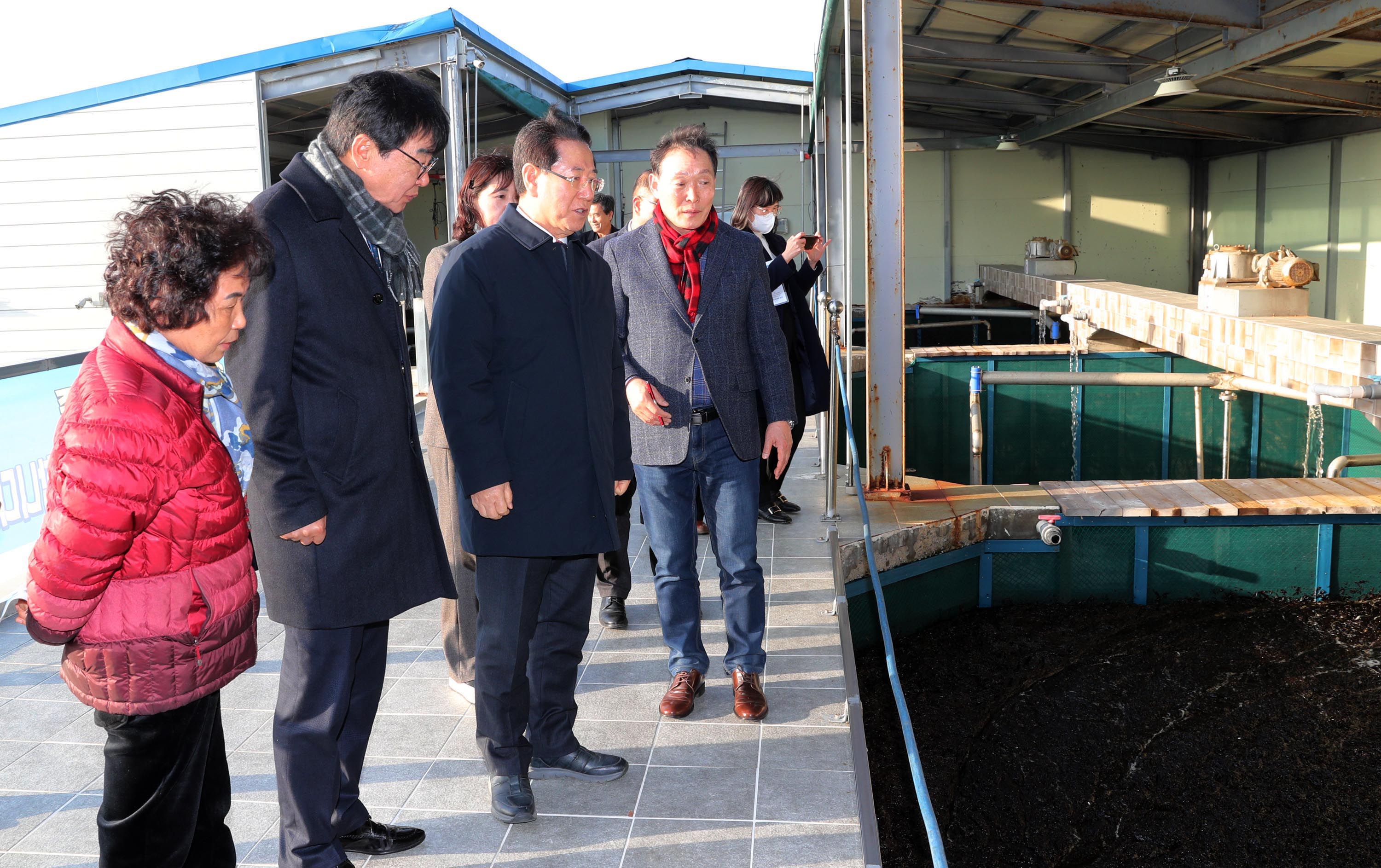 장흥 관산읍 무산김 가공공장 방문1
