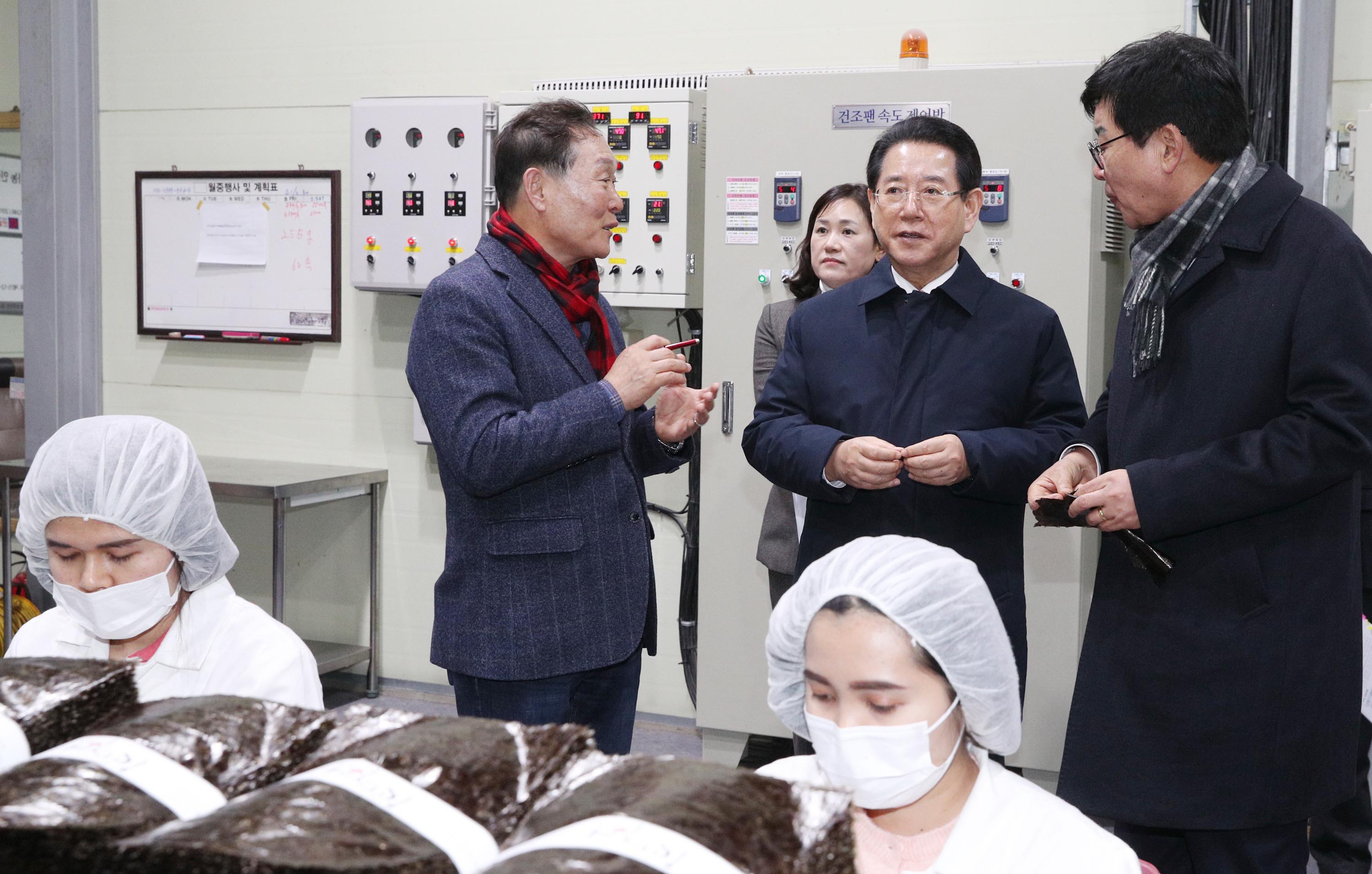 장흥 관산읍 무산김 가공공장 방문1