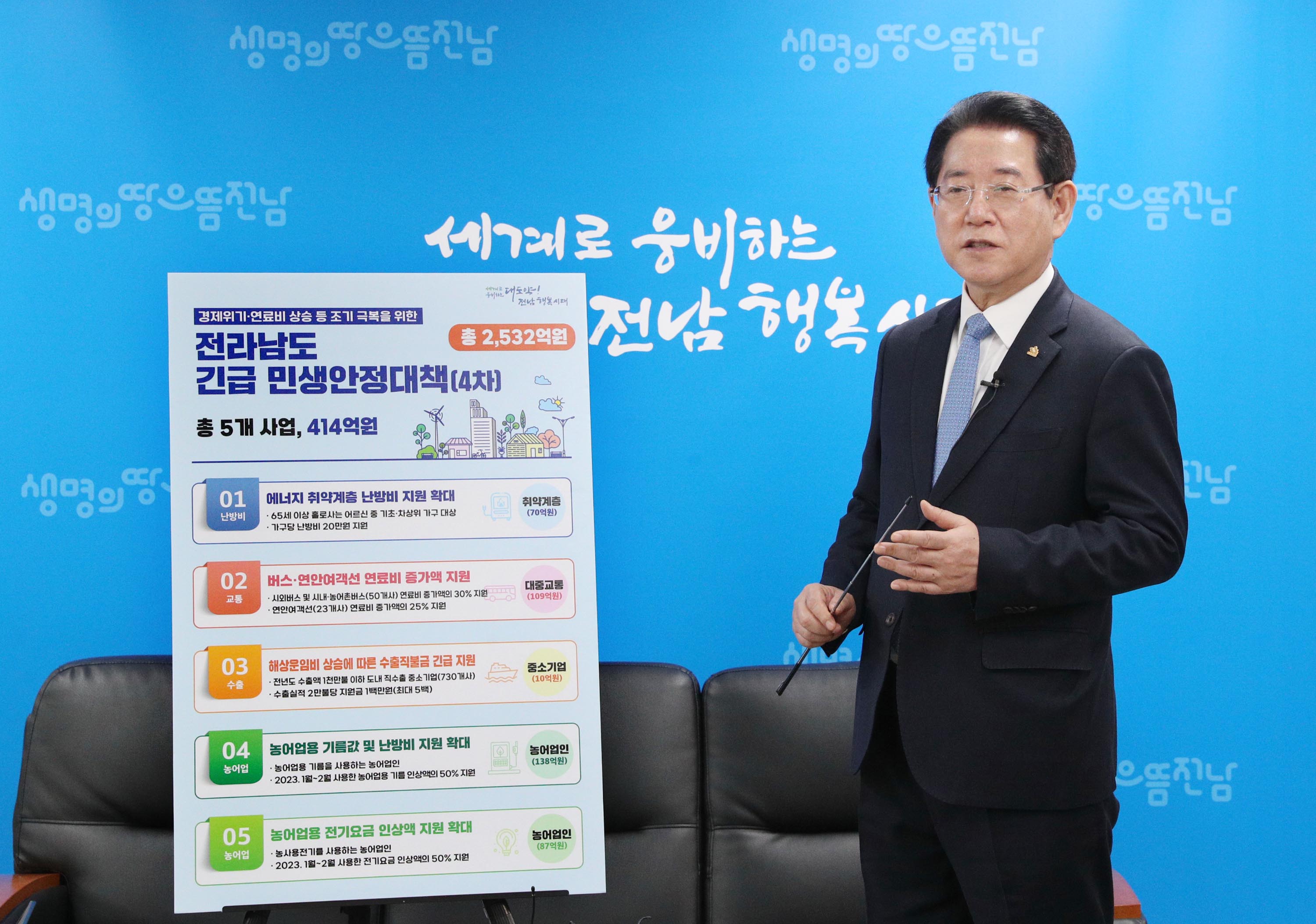 전라남도 긴급민생안정대책 발표3