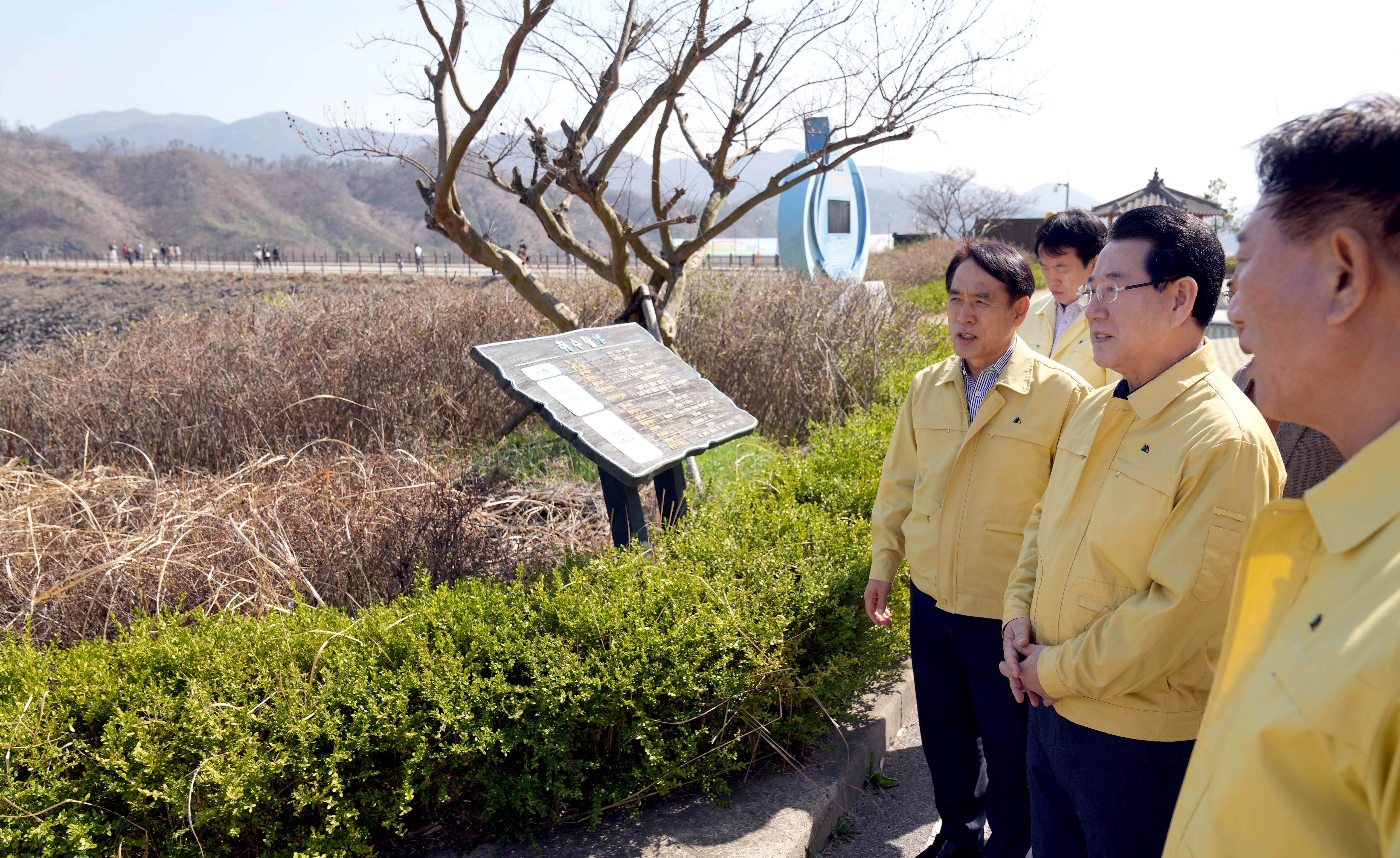 가뭄 관련 장성호 현장 방문4