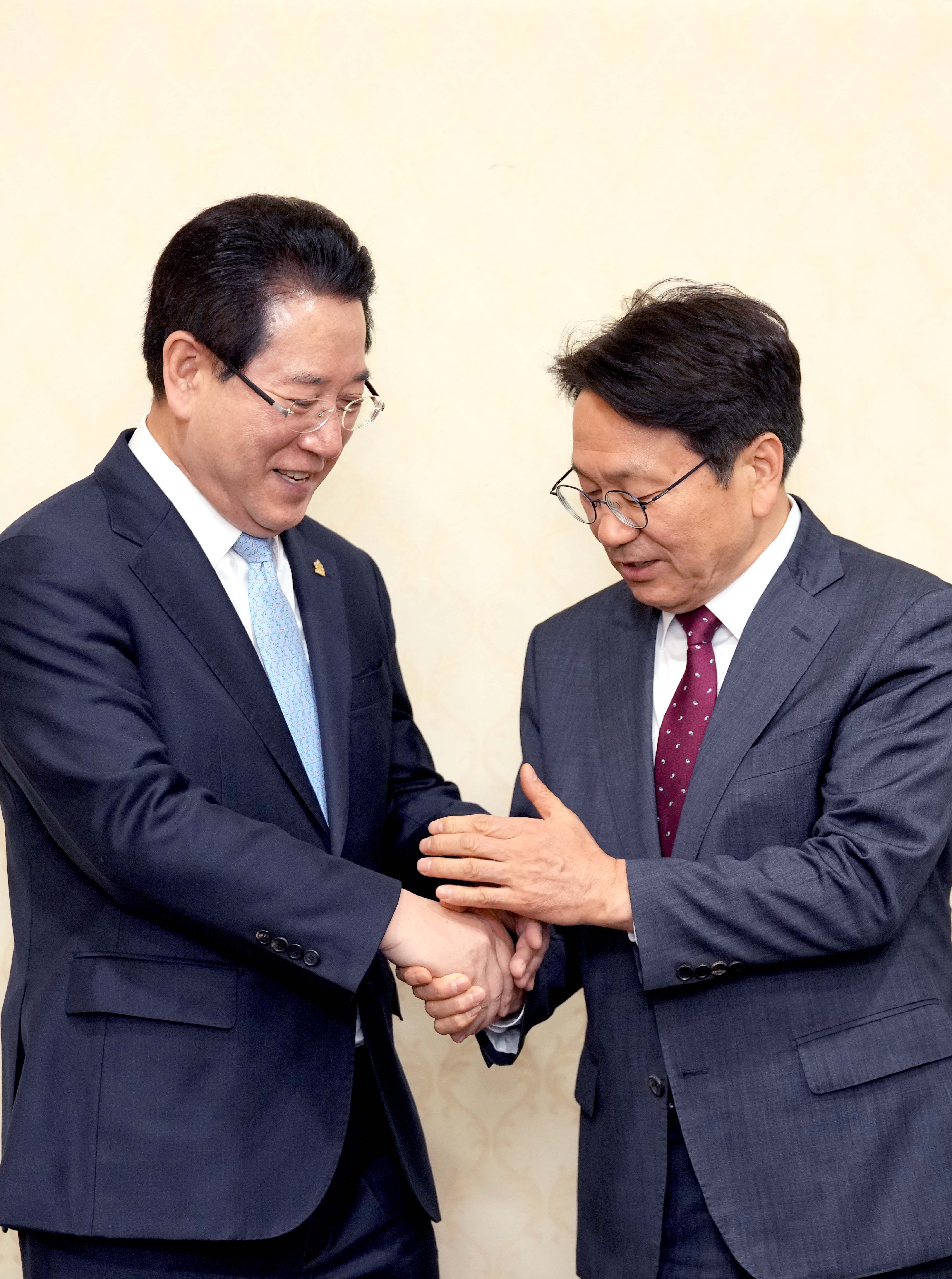 전남도-광주시 광주군공항 이전 문제 협의 만남3