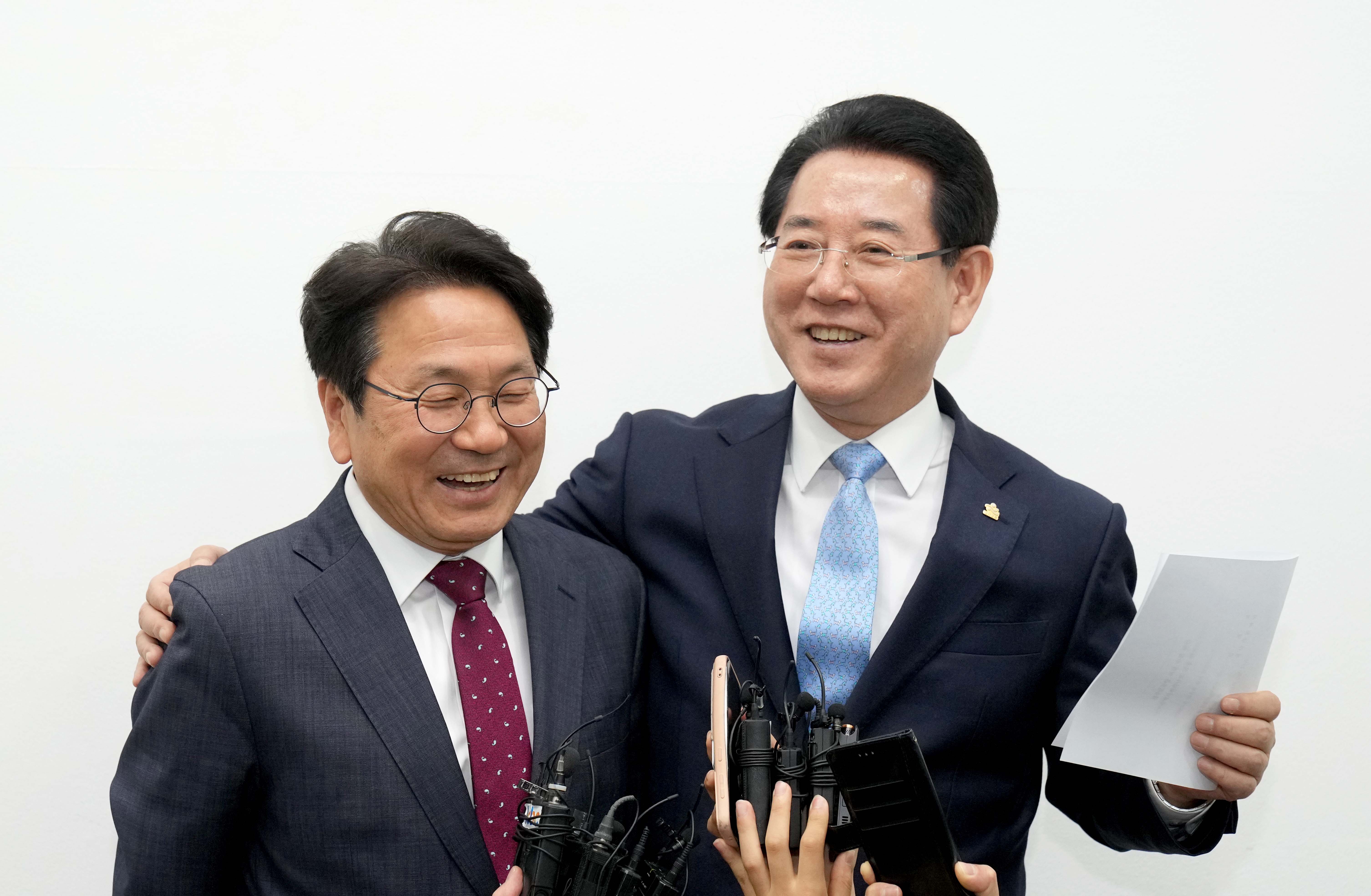 전남도-광주시 군 공항 이전 협의 공동발표문 브리핑1