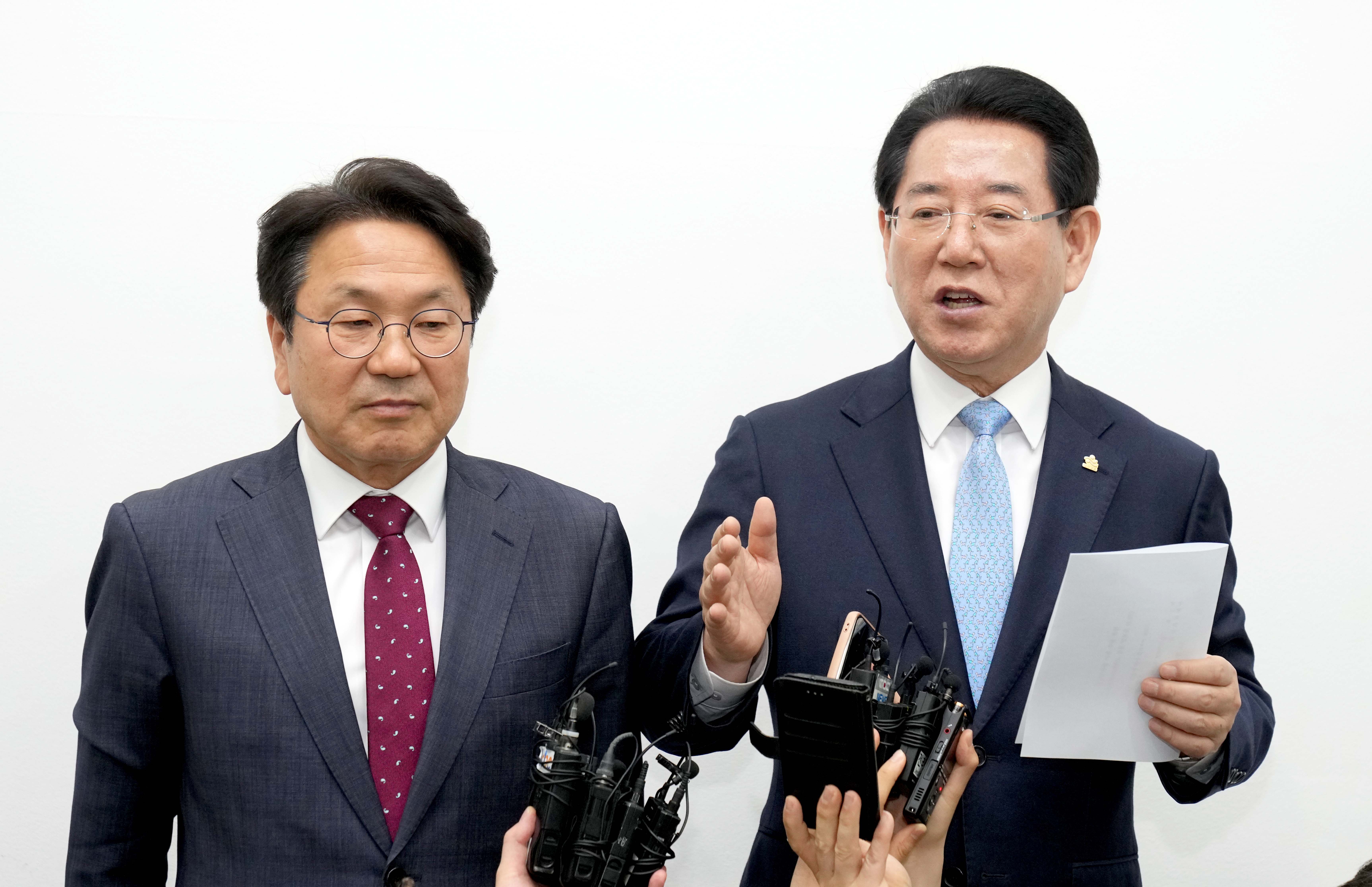 전남도-광주시 군 공항 이전 협의 공동발표문 브리핑2