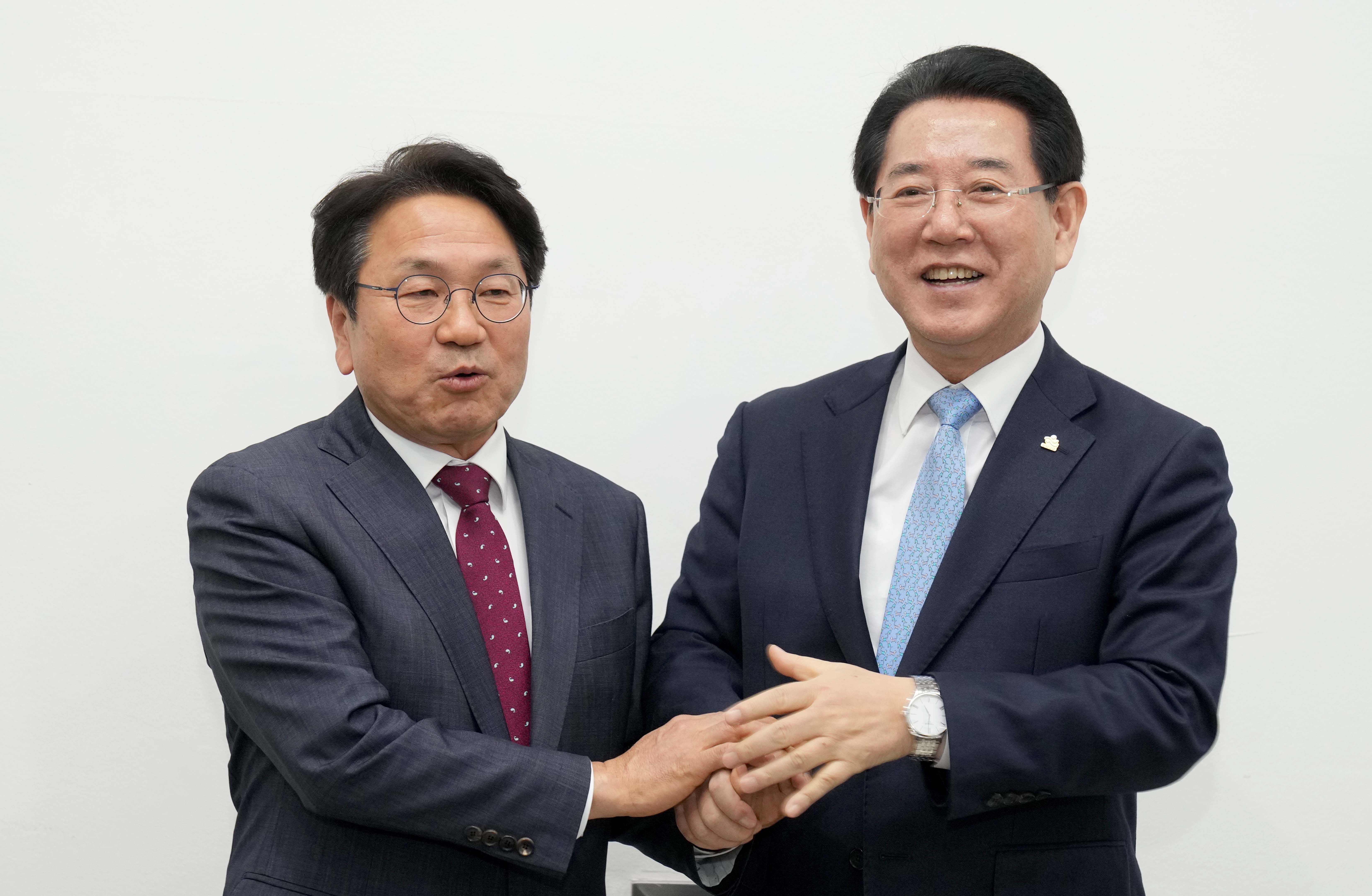 전남도-광주시 군 공항 이전 협의 공동발표문 브리핑4