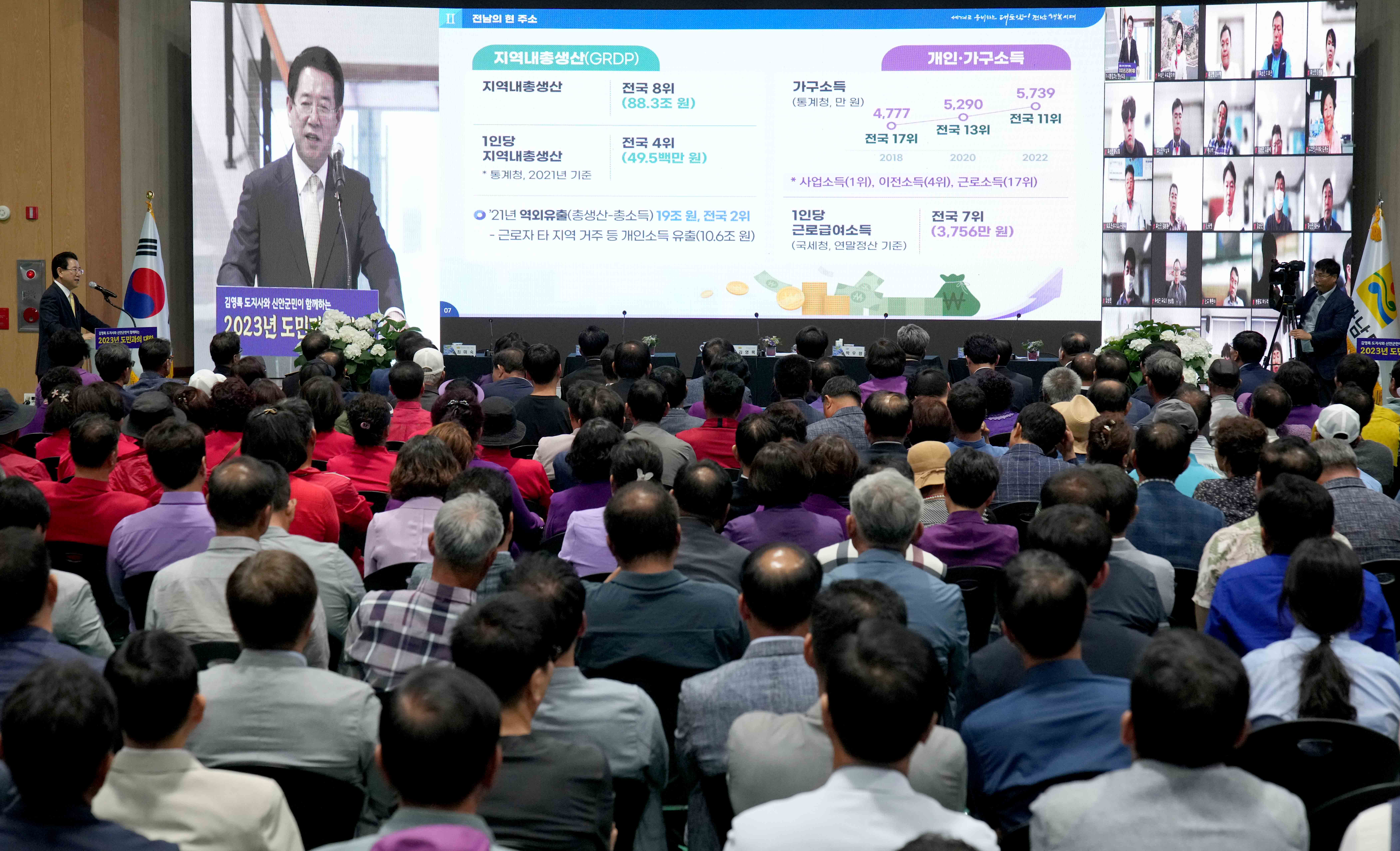 신안군 도민과의 대화2