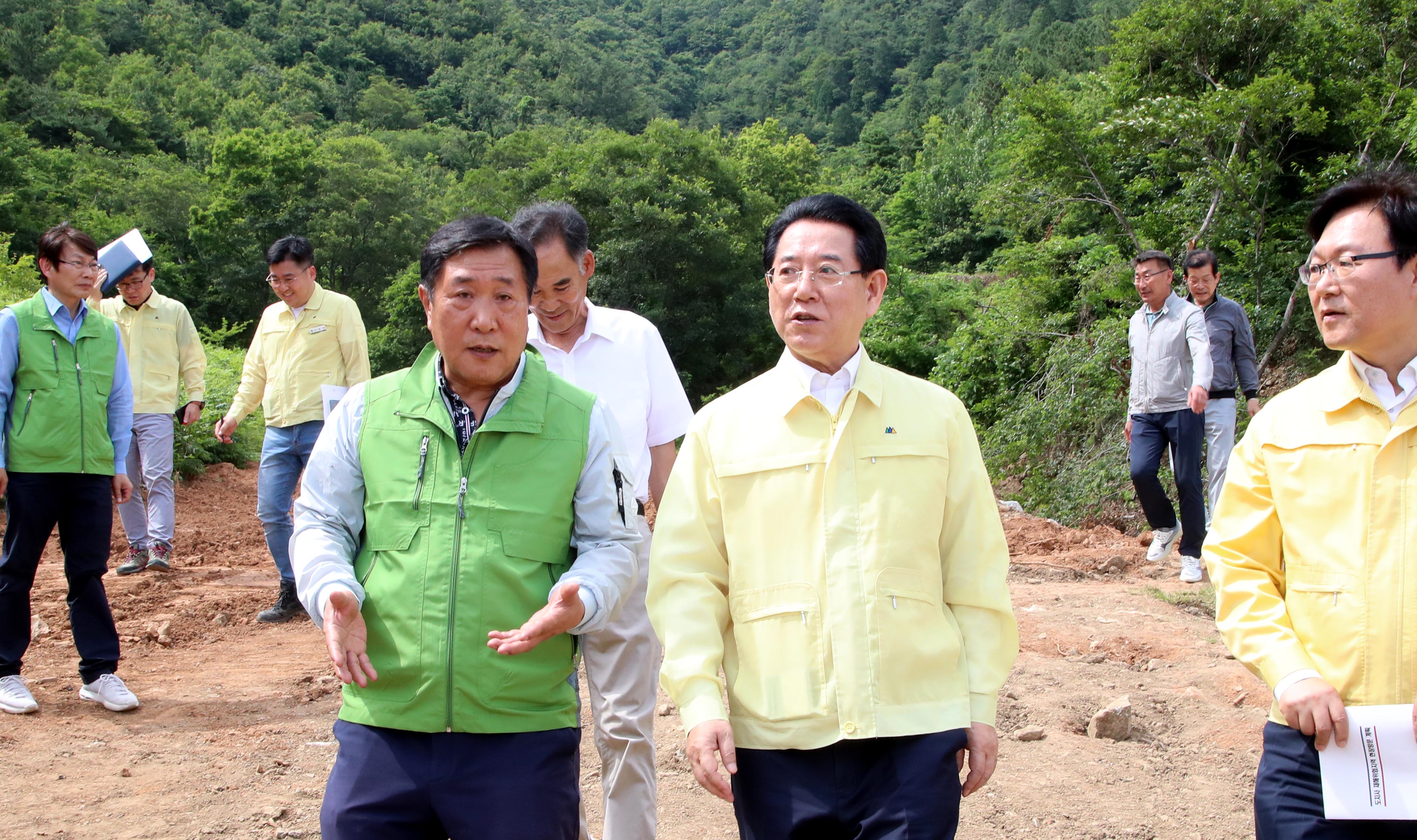 장마 앞두고 보성 산사태 취약지 점검3