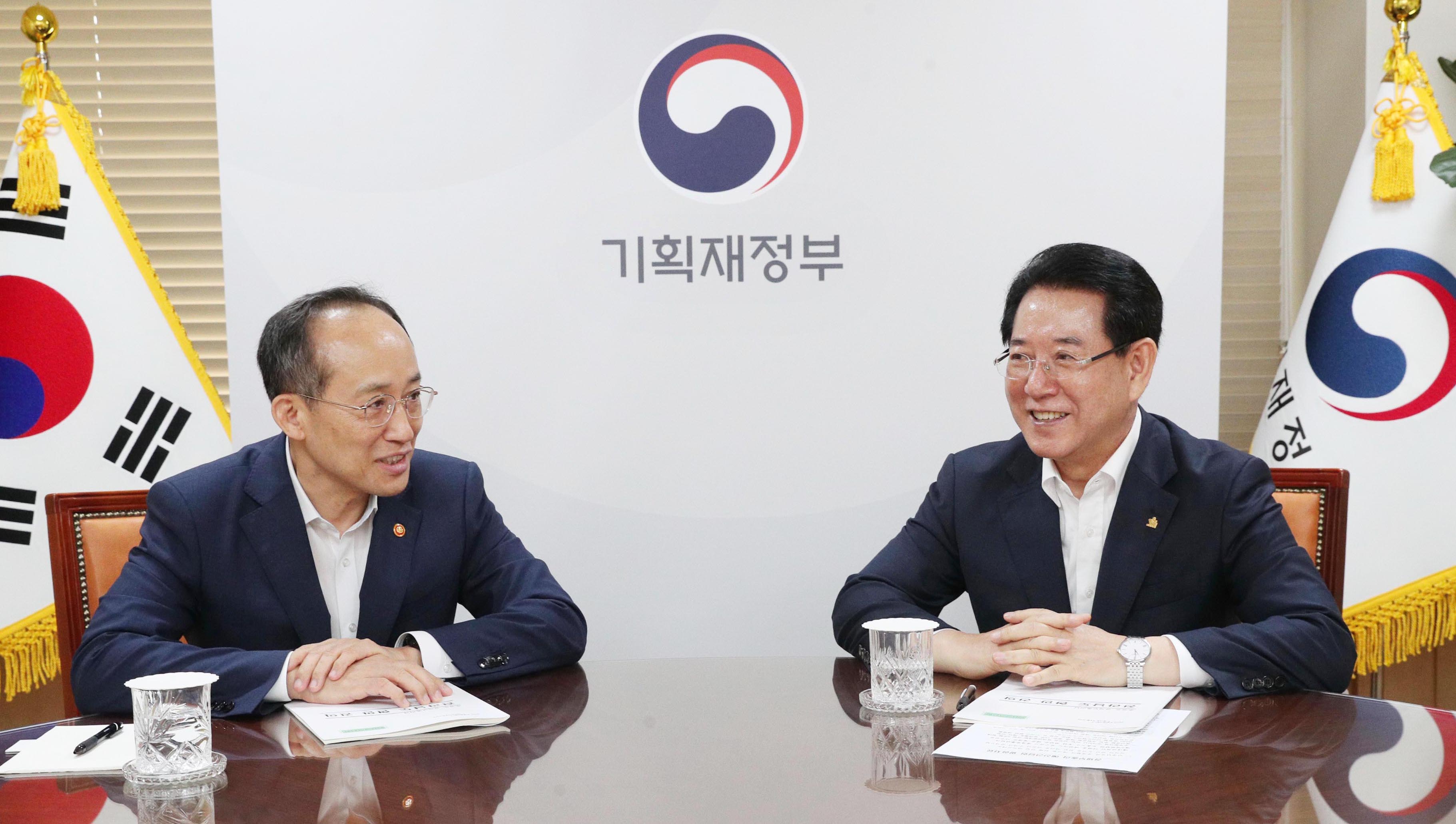 추경호 경제부총리 겸 기획재정부 장관 면담1