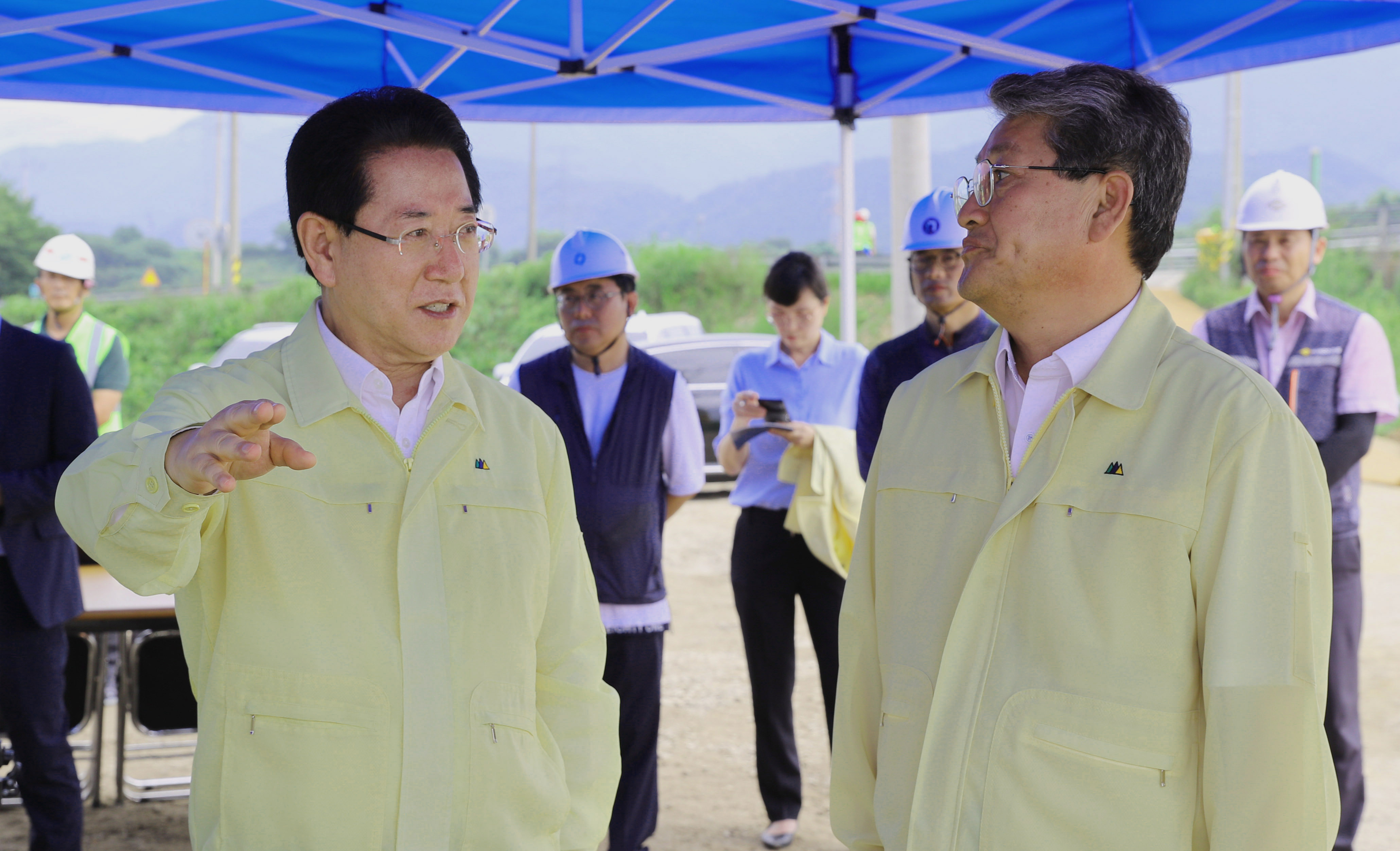 구례 마산천 하천재해복구 사업 현장 방문2