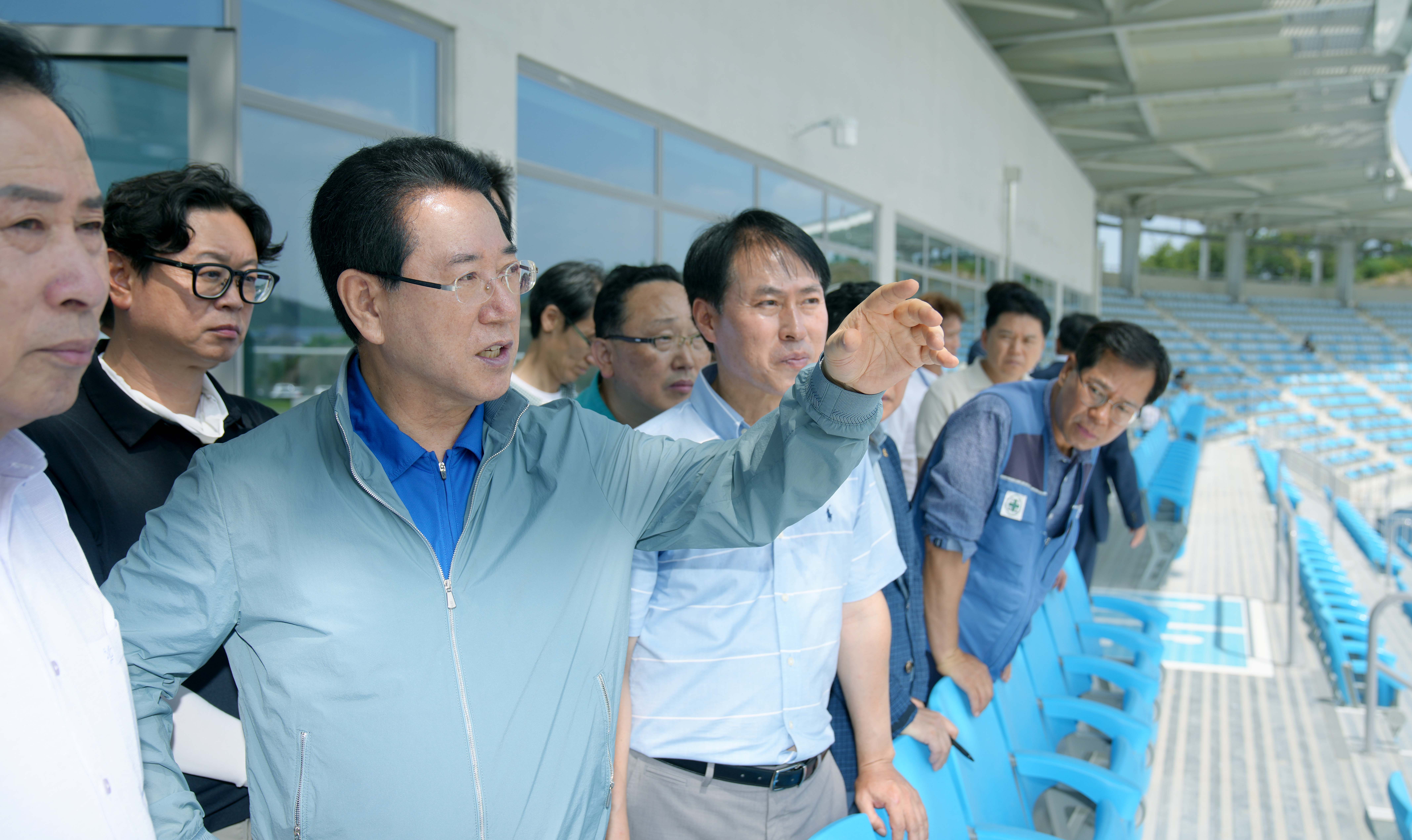 전국체전 목포종합경기장 건립공사 현장 점검4