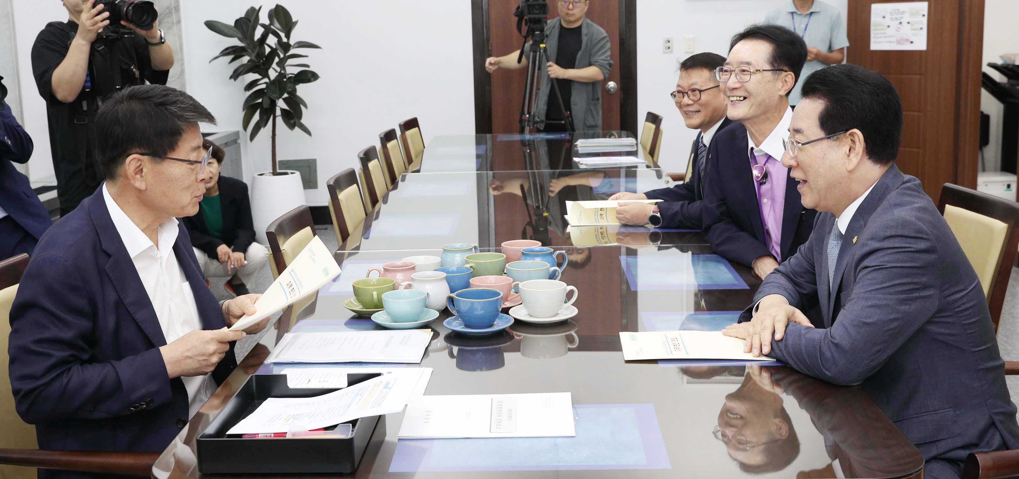 서삼석 국회 예산결산특별위원회 위원장 면담2