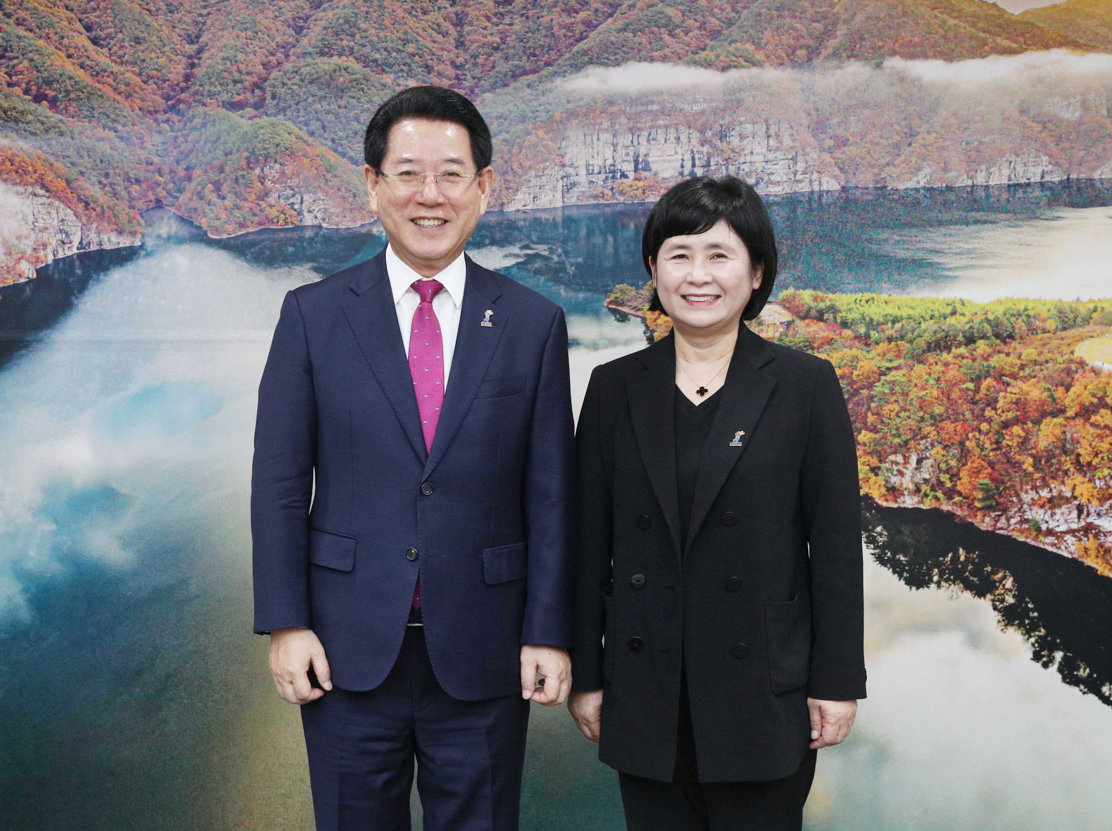 전남문화재단 신임 대표 면담2
