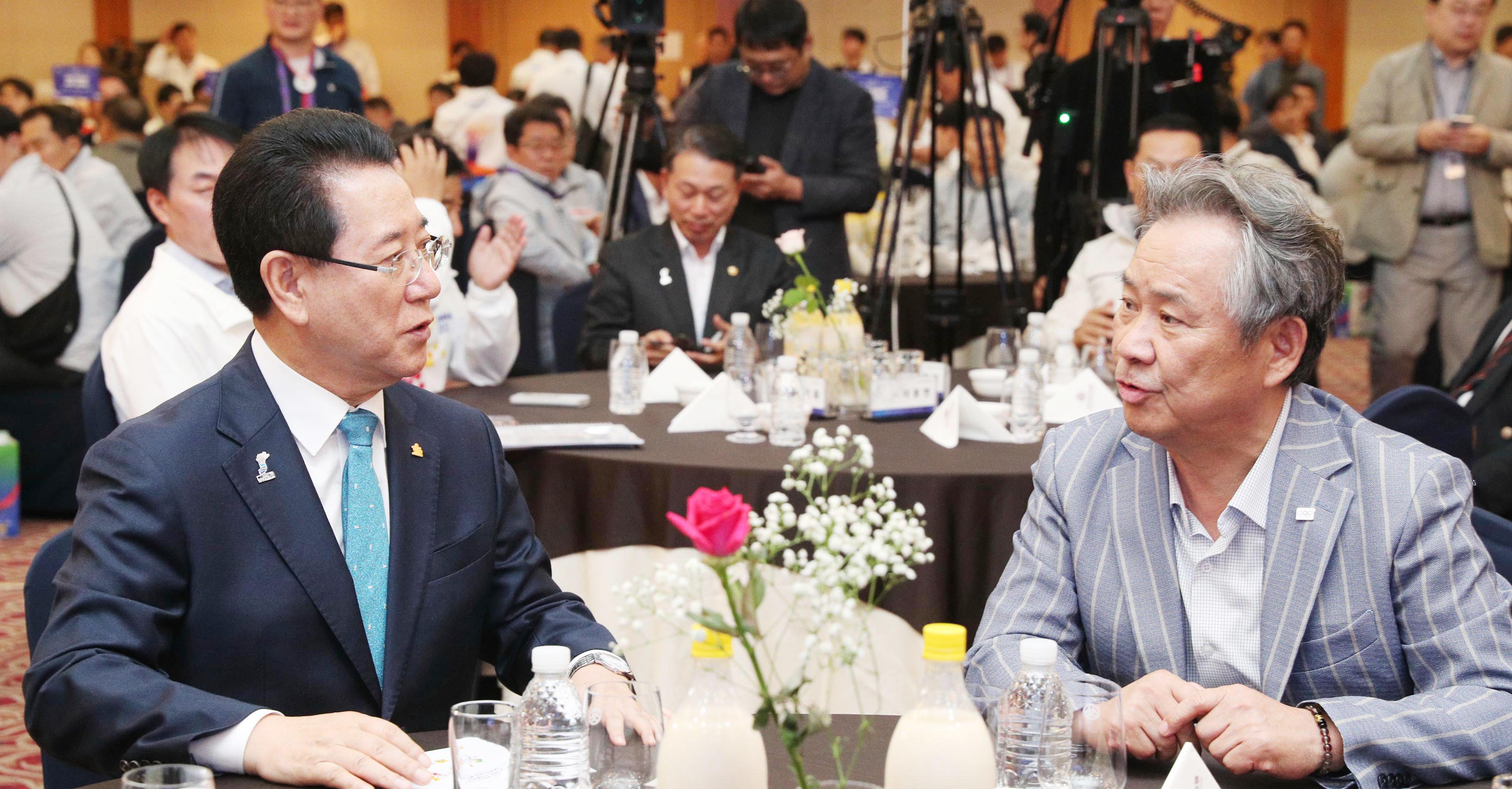 제104회 전국체전 참가선수 대표단 환영 행사1