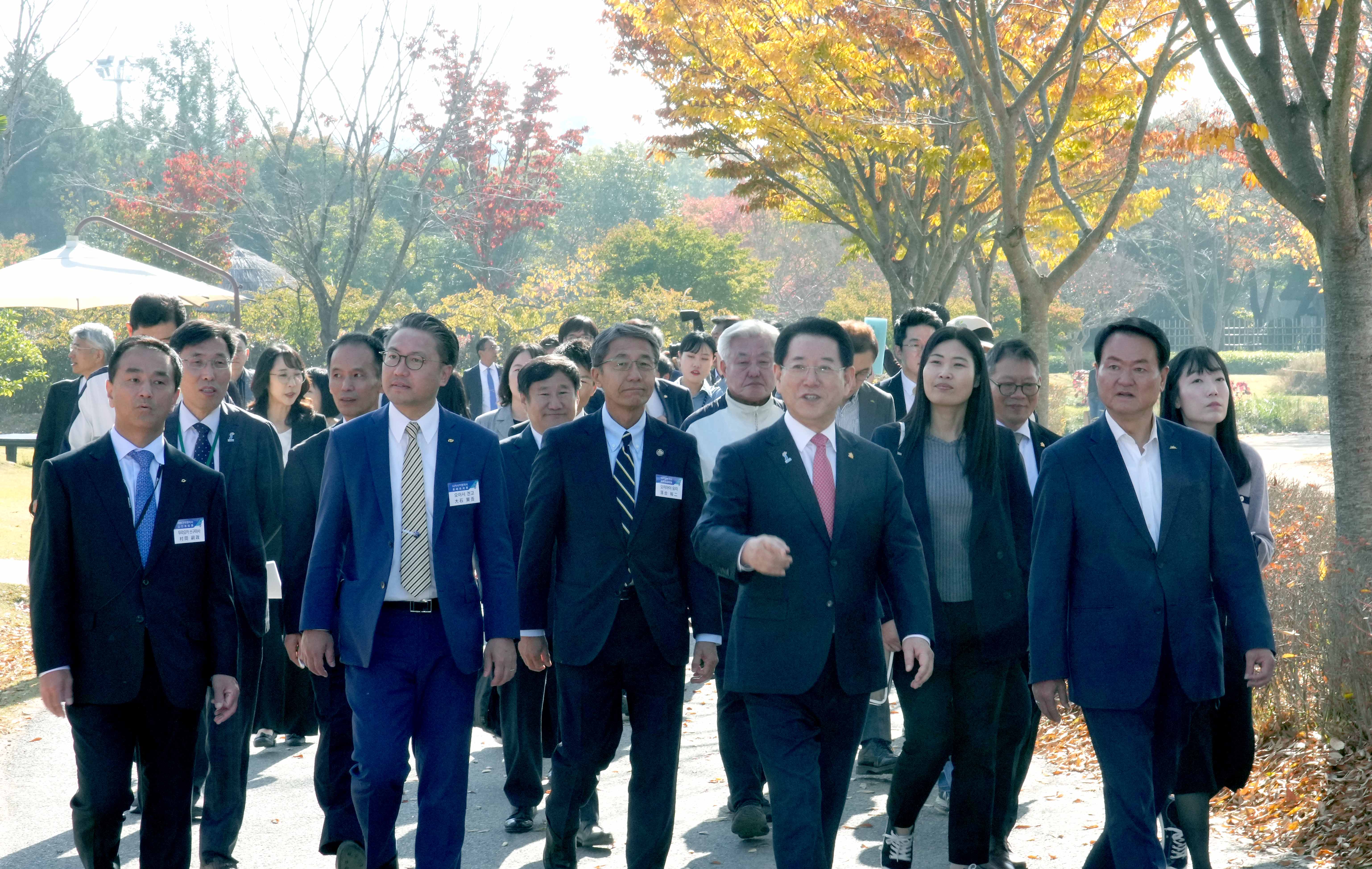 순천만국제정원박람회장 방문한 한·일해협연안 시도현 지사3
