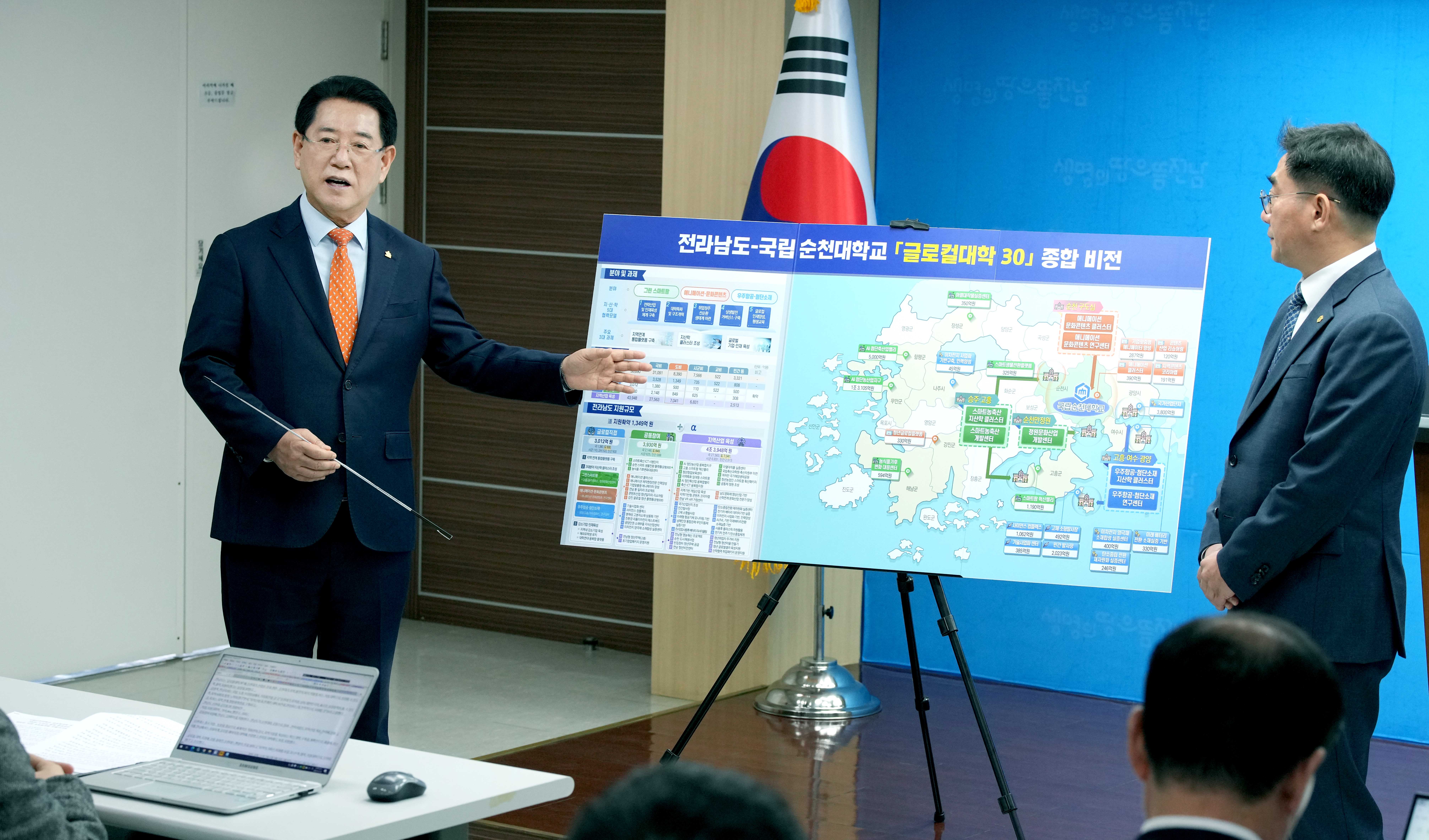 김영록 도지사 “순천대 지역 발전 거점대 집중 육성” 하겠다.3
