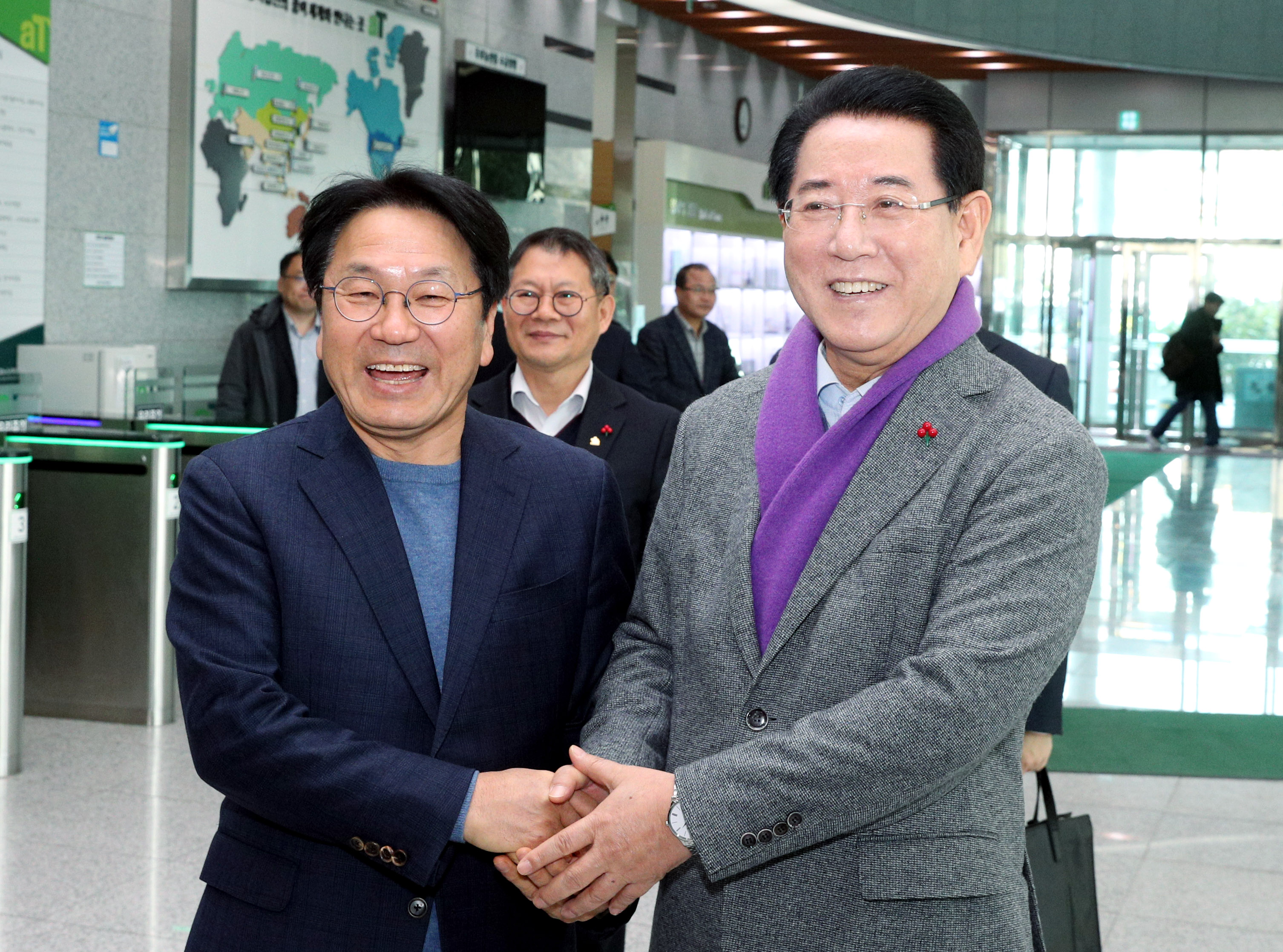 전라남도-광주광역시 광주 민간·군공항 동시 이전 관련 협의 만남1