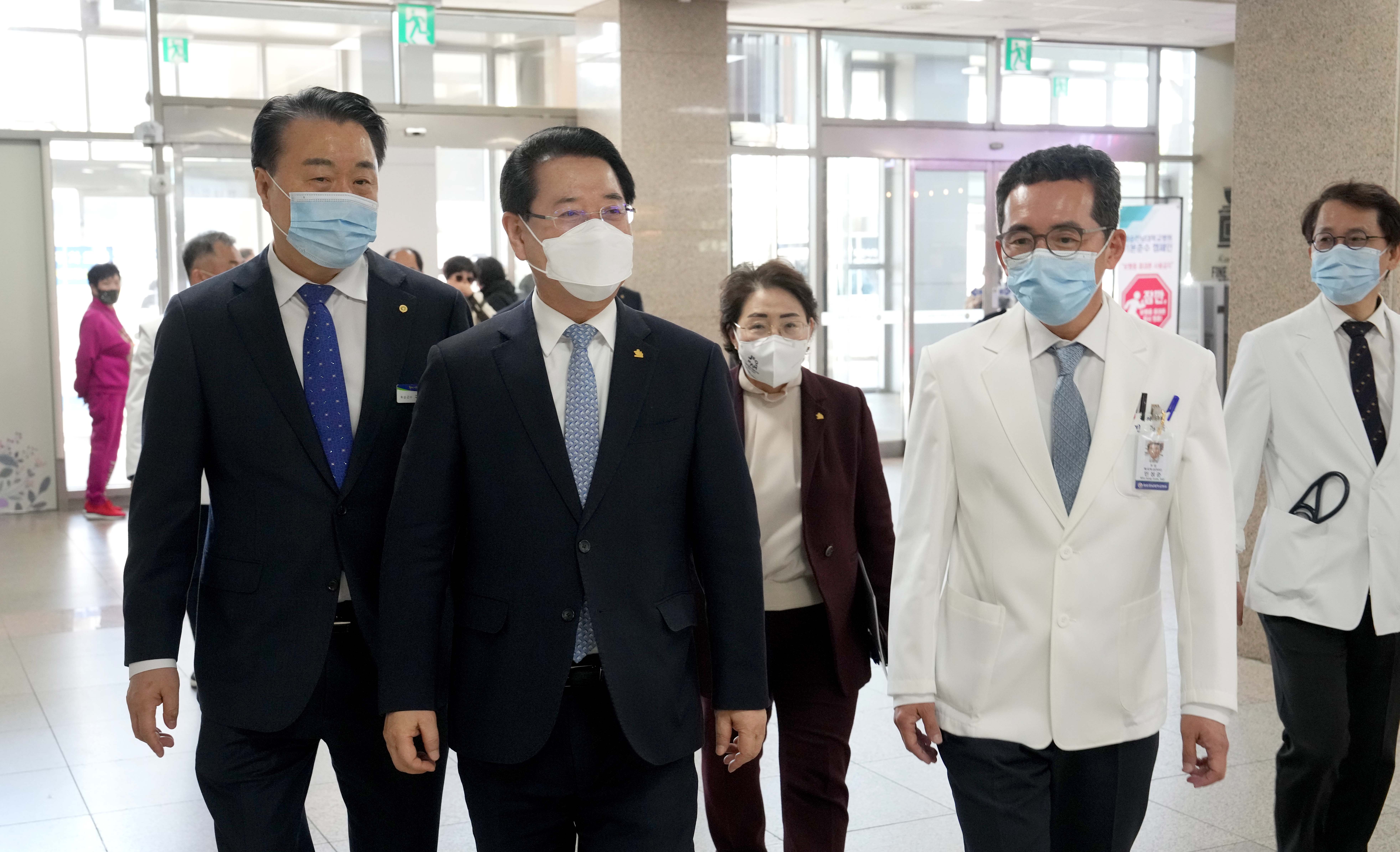 화순전남대·전남대병원 찾아 의료현안 논의2