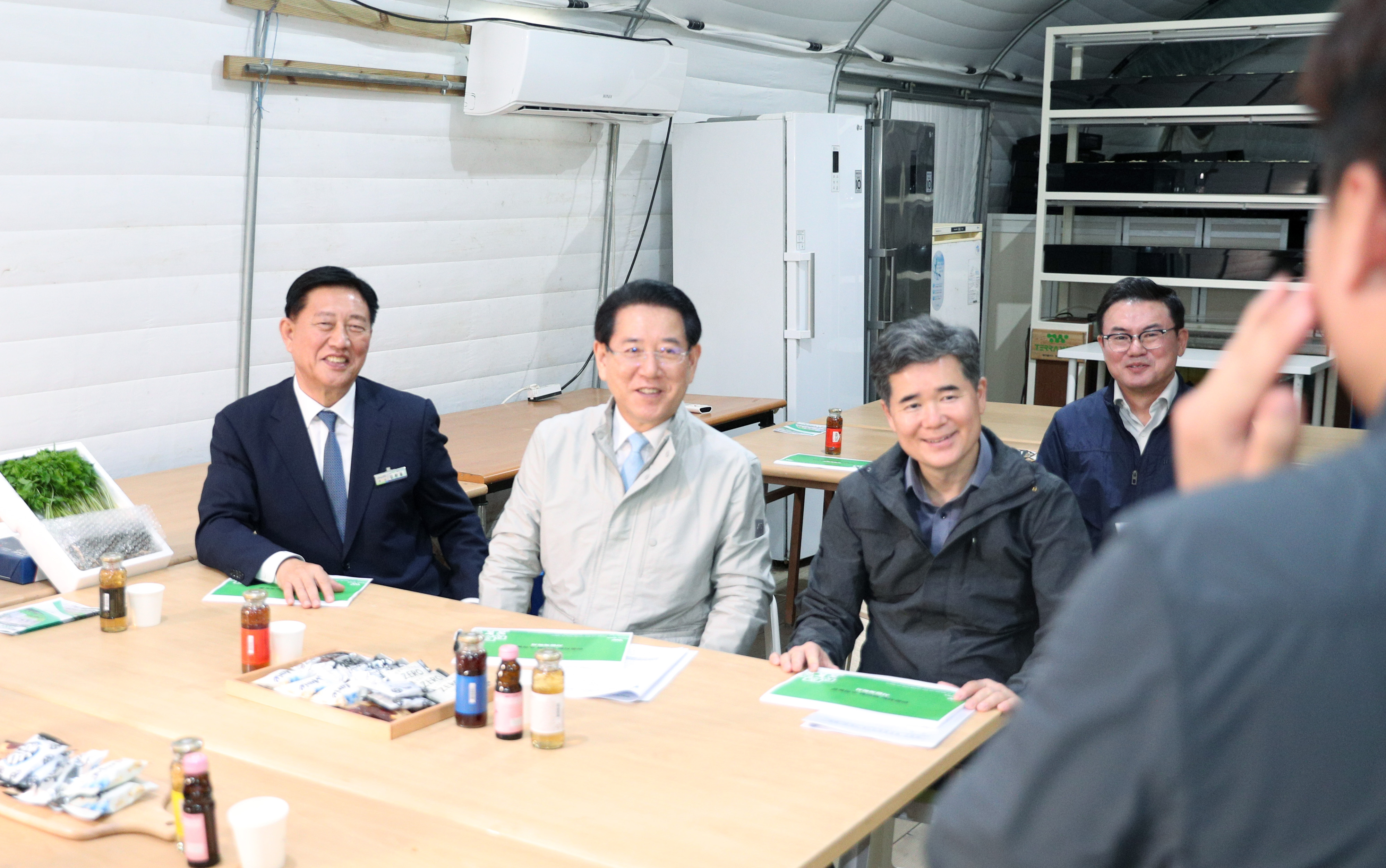 챔버형 스마트팜 개발업체 ㈜테라웨이브 방문1