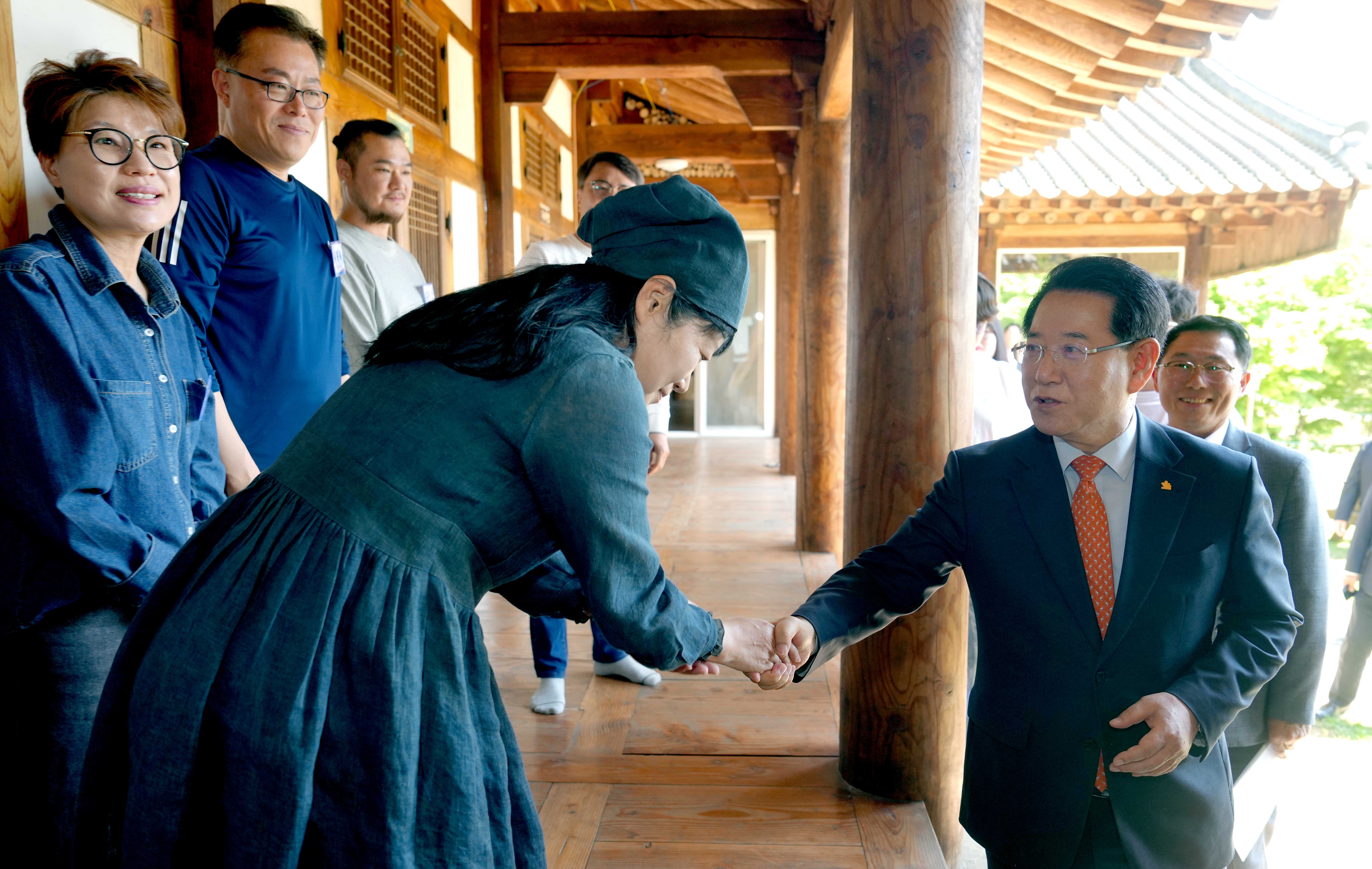 전남에서 살아보기 보성천연염색공예관 현장 방문4