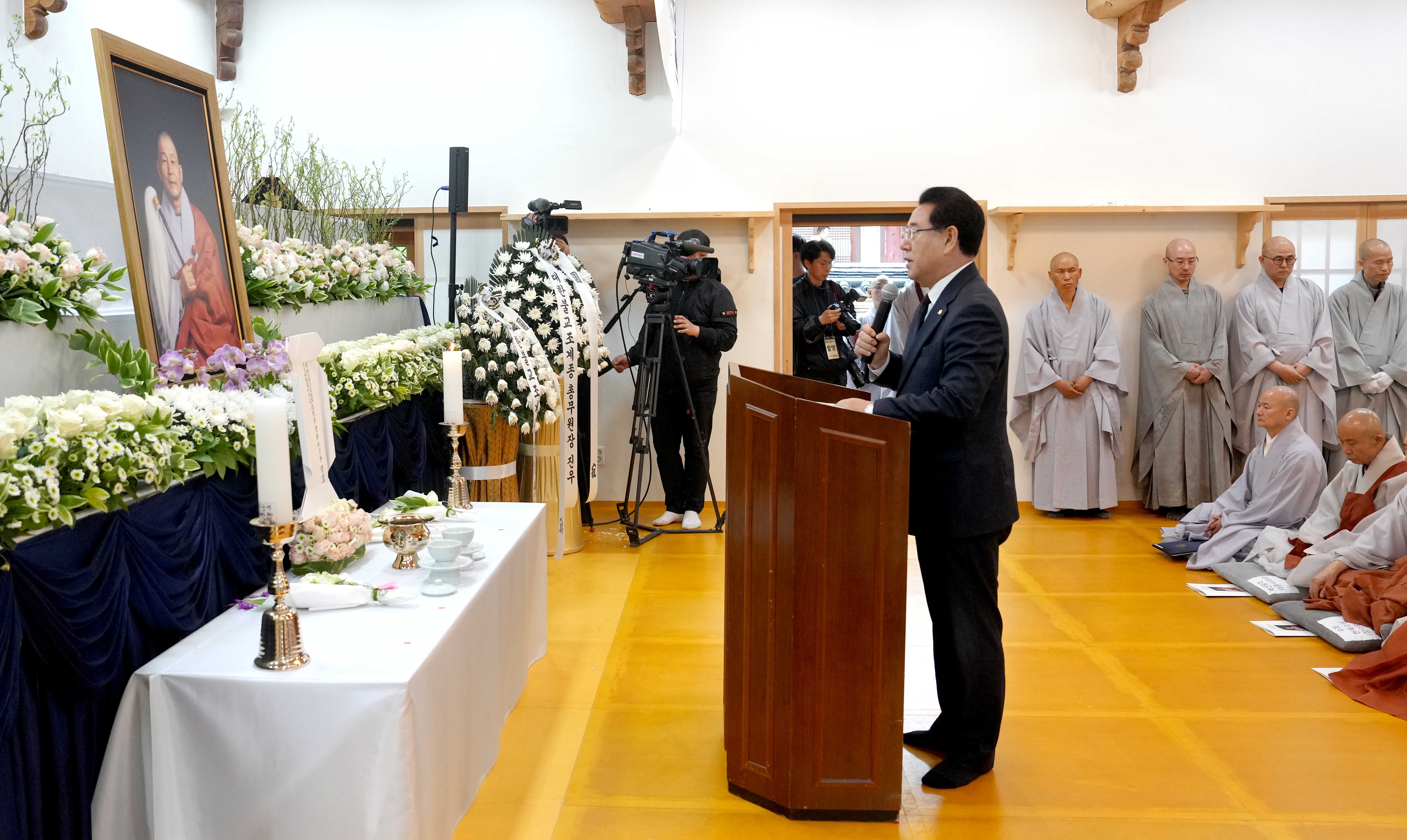 송광사 방장 남은당 현봉 대종사 영결식2