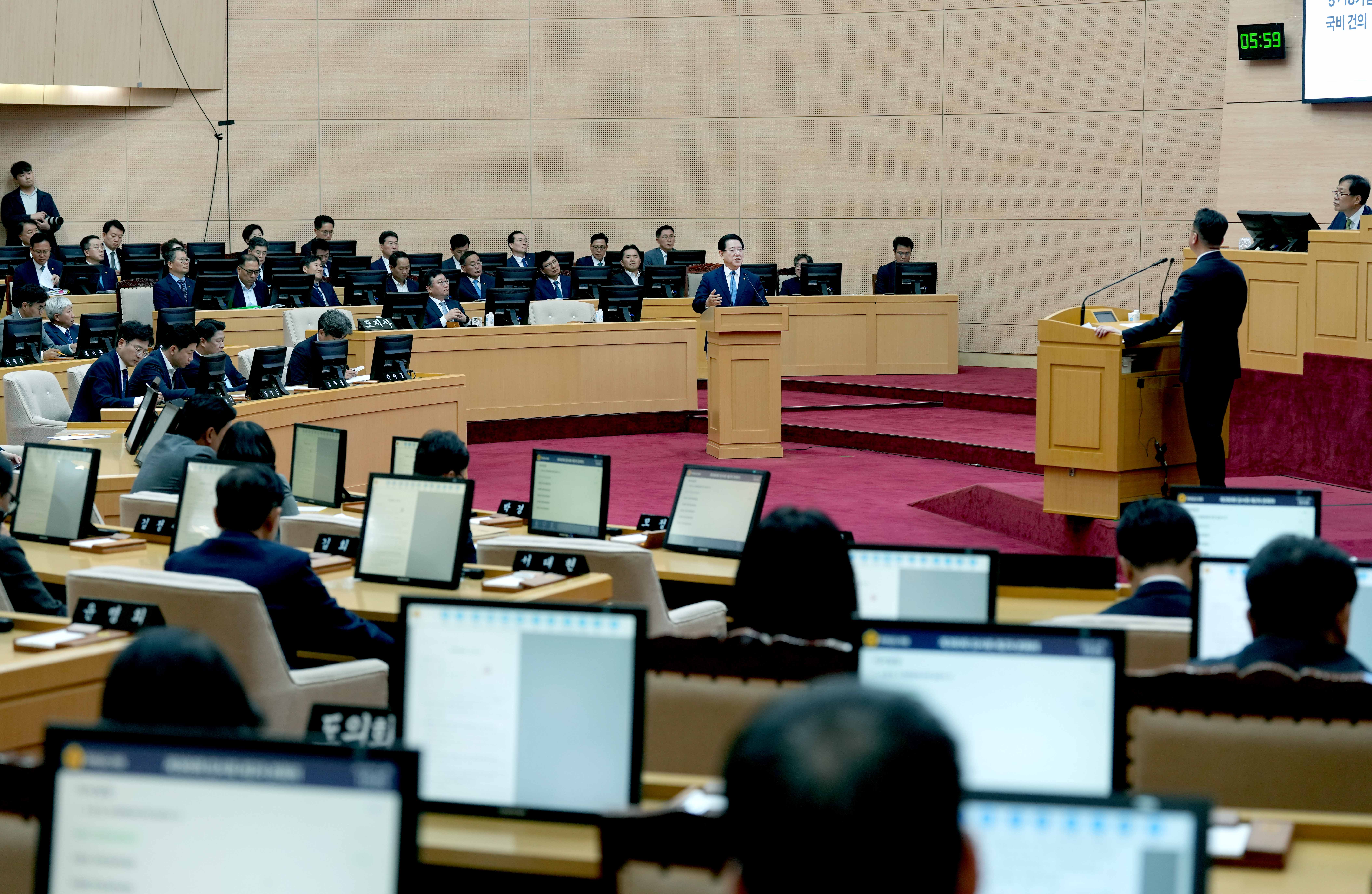 전남도의회 제380회 임시회 제2차 본회의 도정질의 답변5