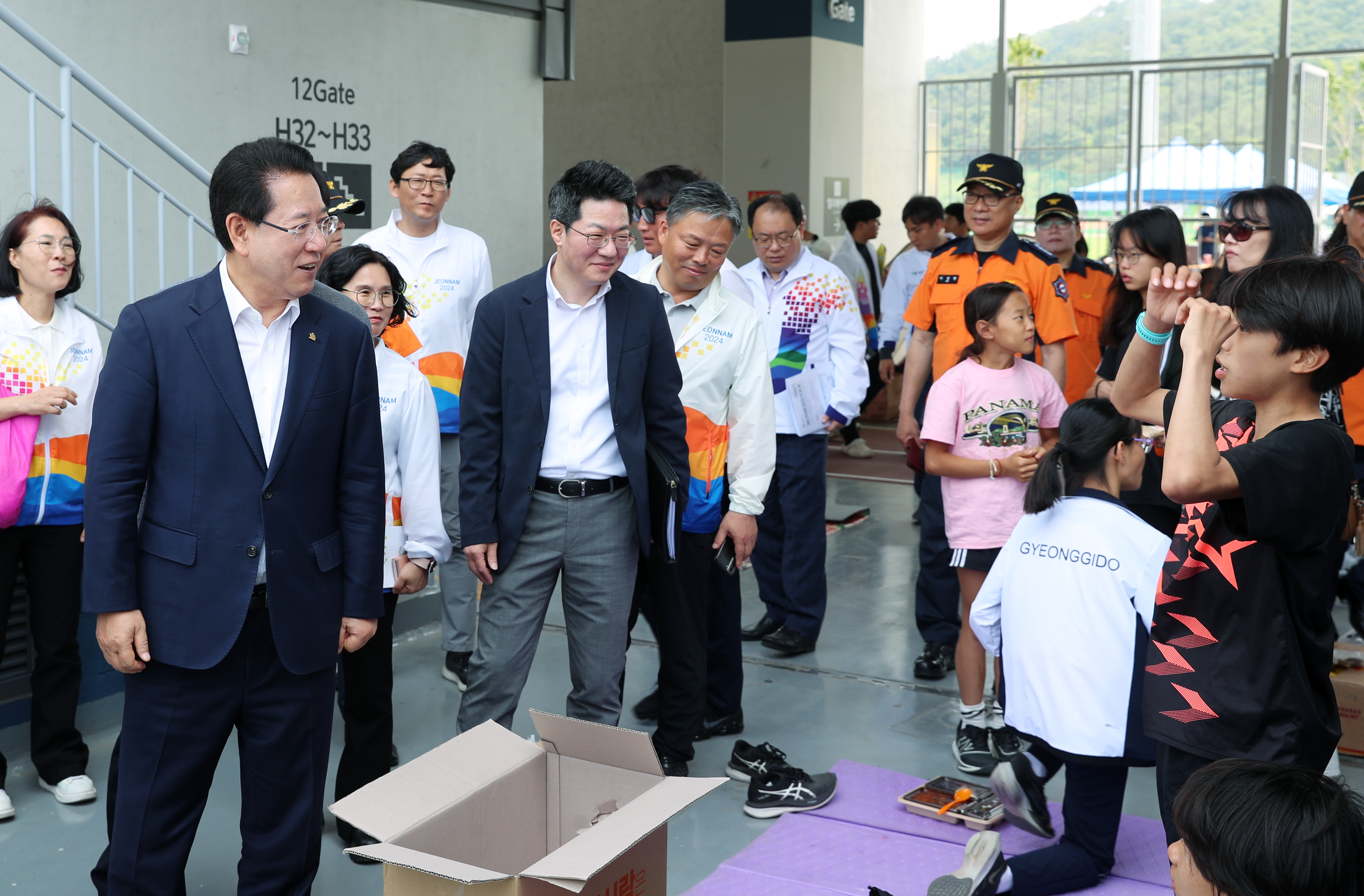 제53회 전국소년체전 전남 육상선수단 격려4