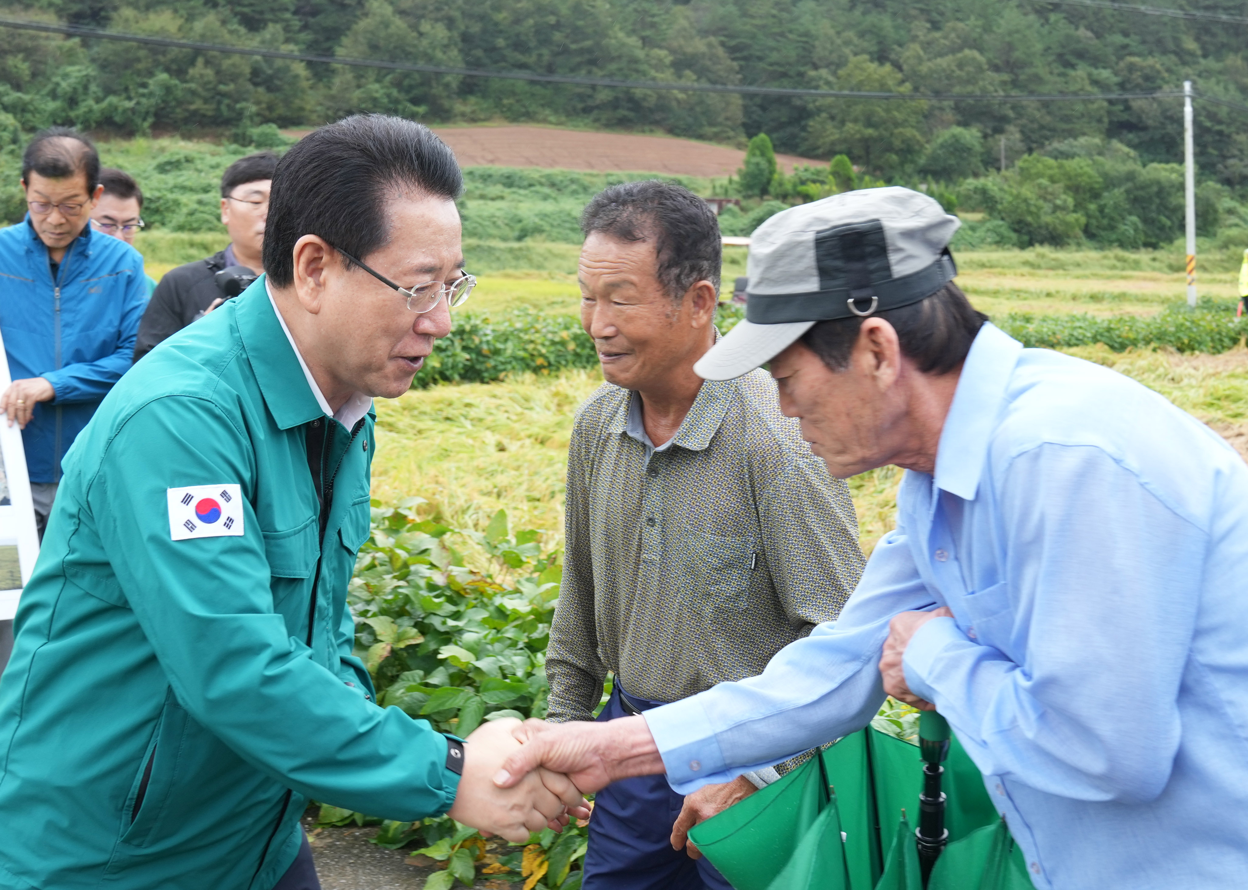 벼멸구 발생 및 호우피해 현장방문2