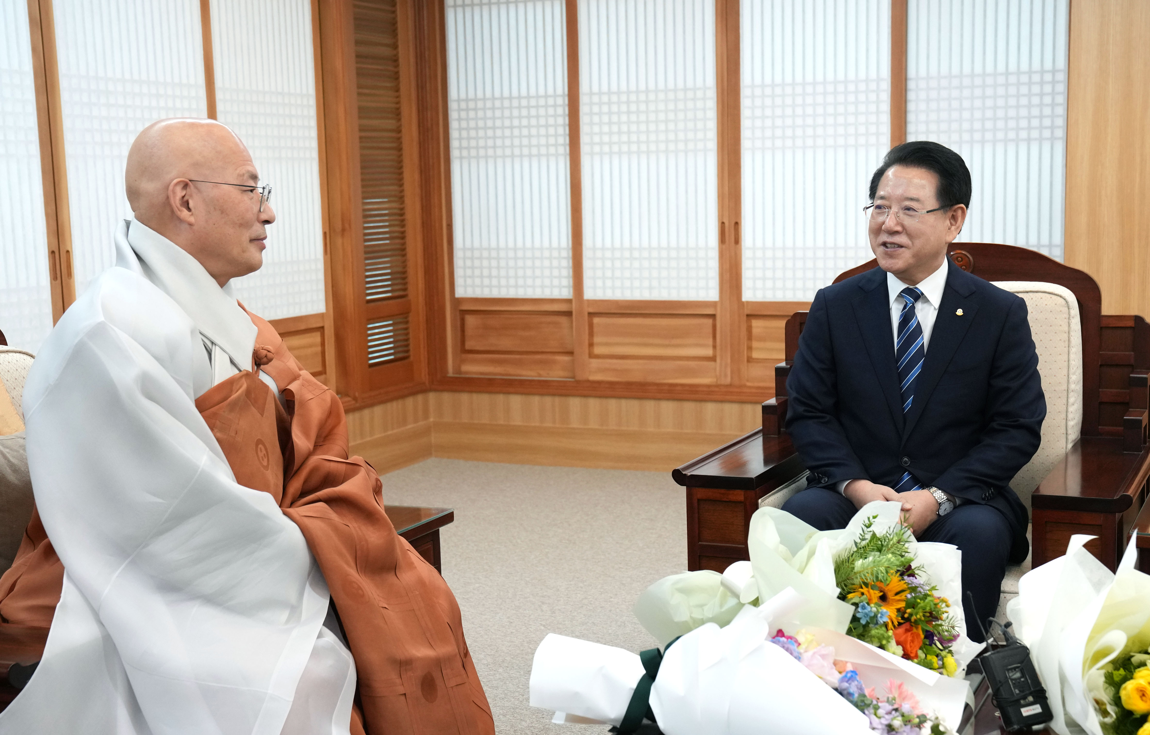 김영록 전라남도지사, 조계종 총무원으로부터 감사패2
