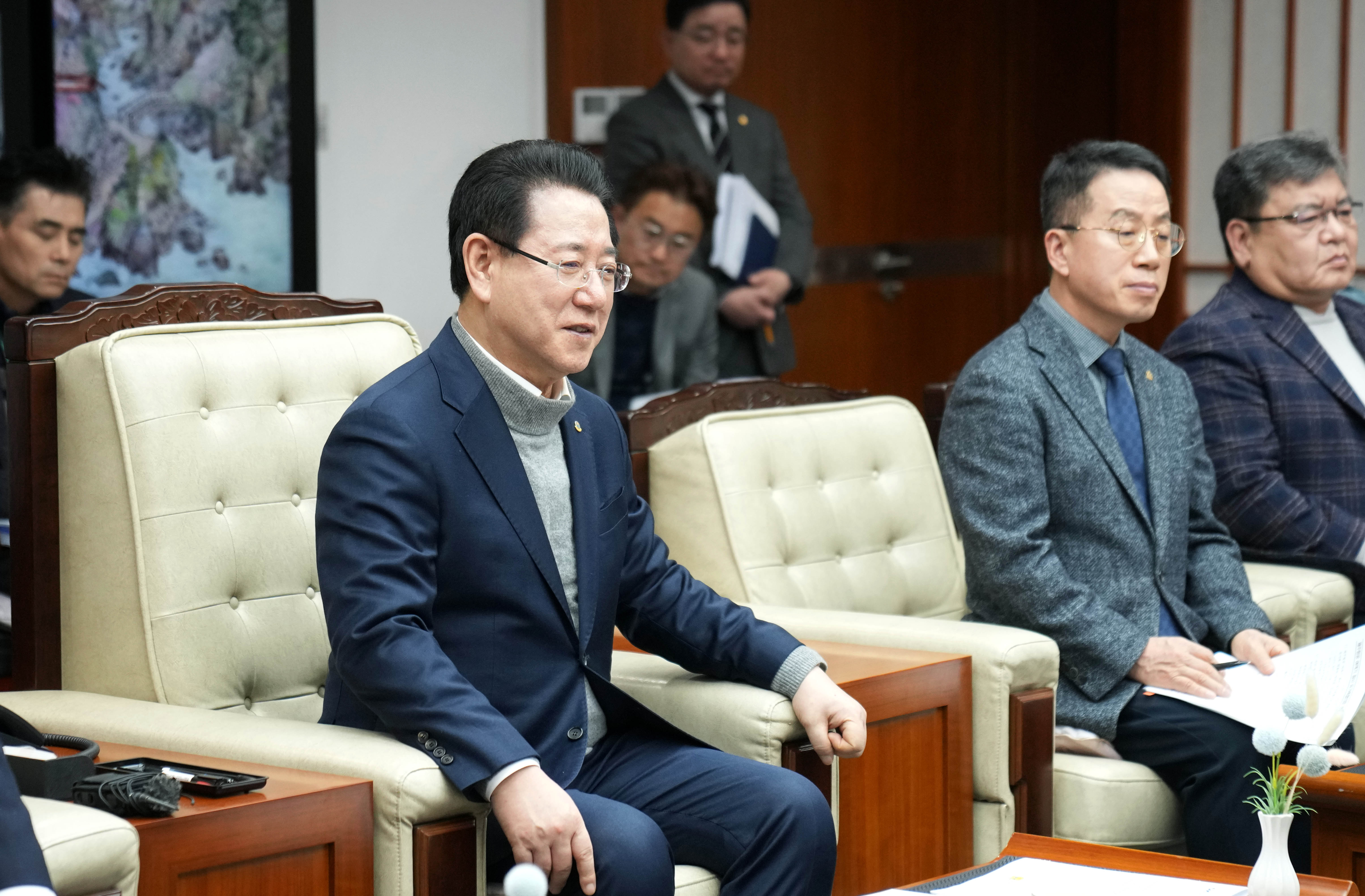 12·29 제주항공 여객기 참사 희생자 유가족협의회 대표단 면담2