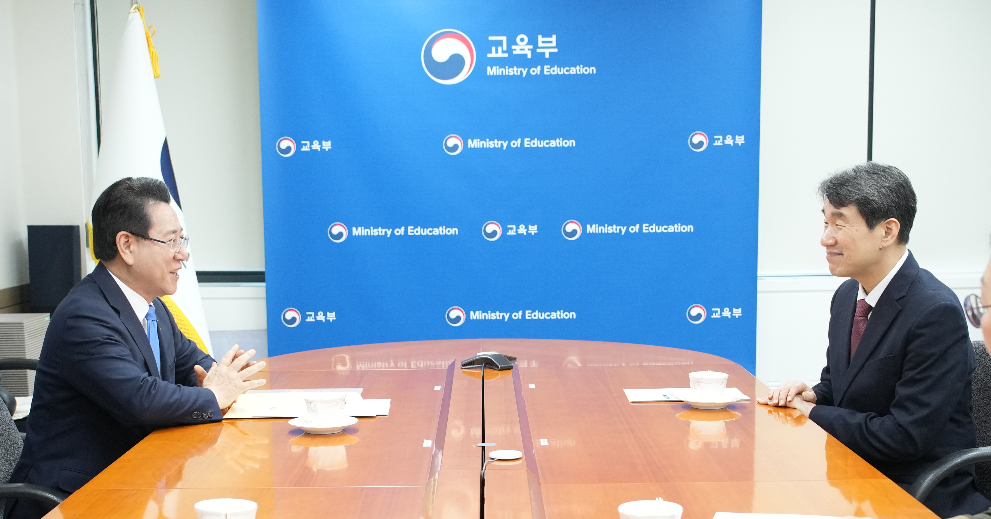 이주호 부총리 겸 교육부 장관 면담2