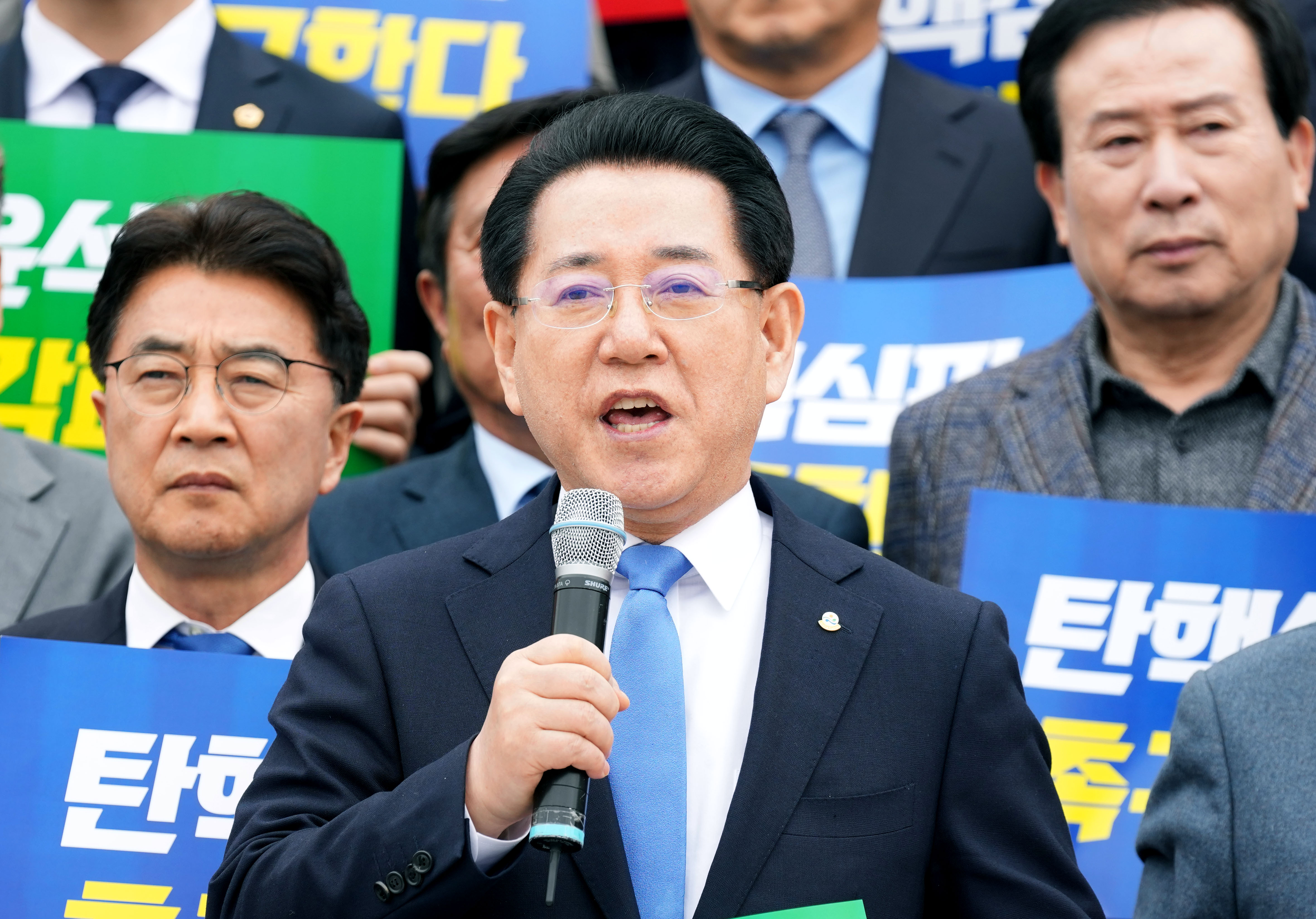 전남시장·군수협의회 윤석열 탄핵 촉구 기자회견3