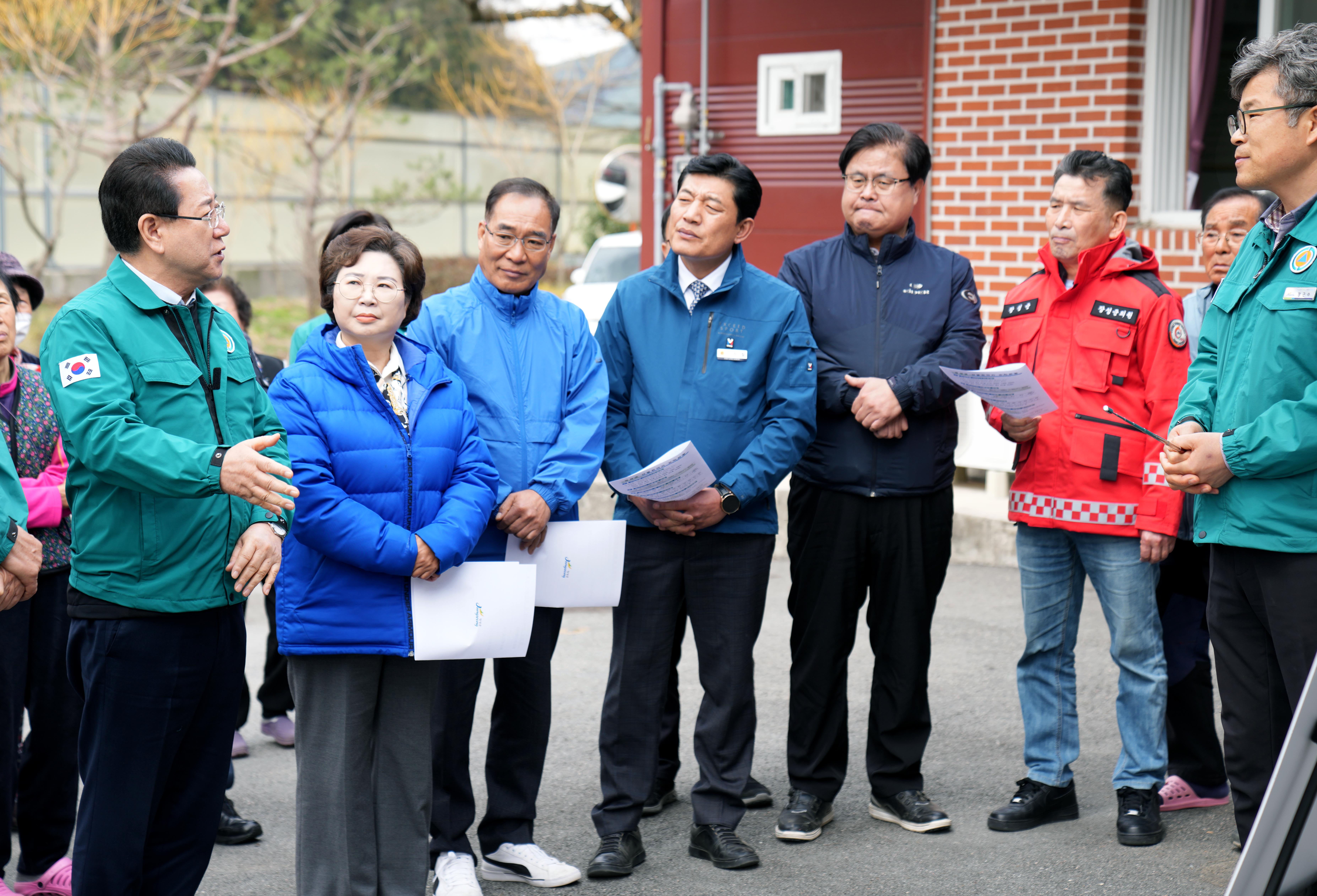 산불예방 장성군 산불취약지역 점검1