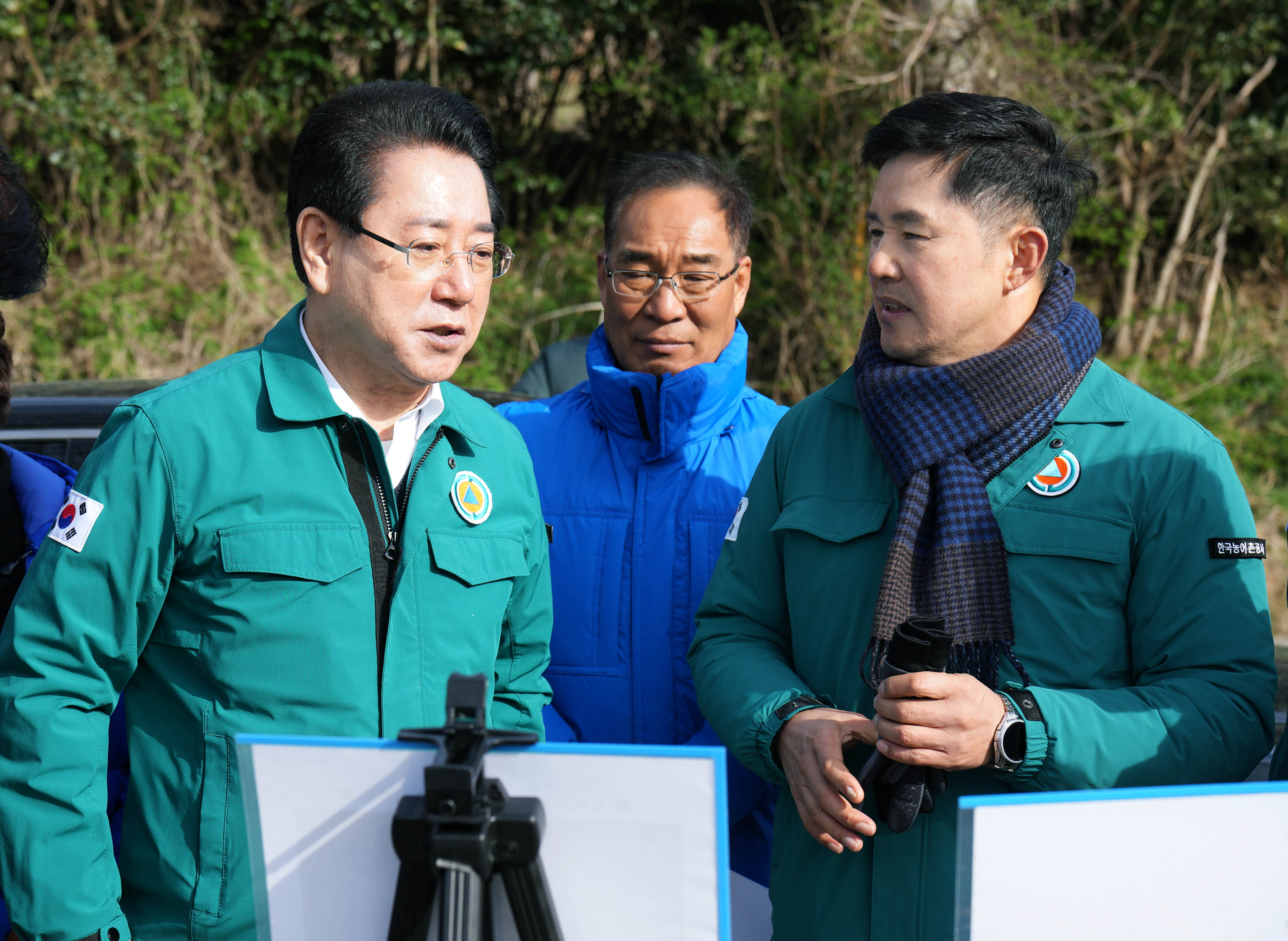 장성 죽림저수지 시설하우스 침수 피해 현장방문2