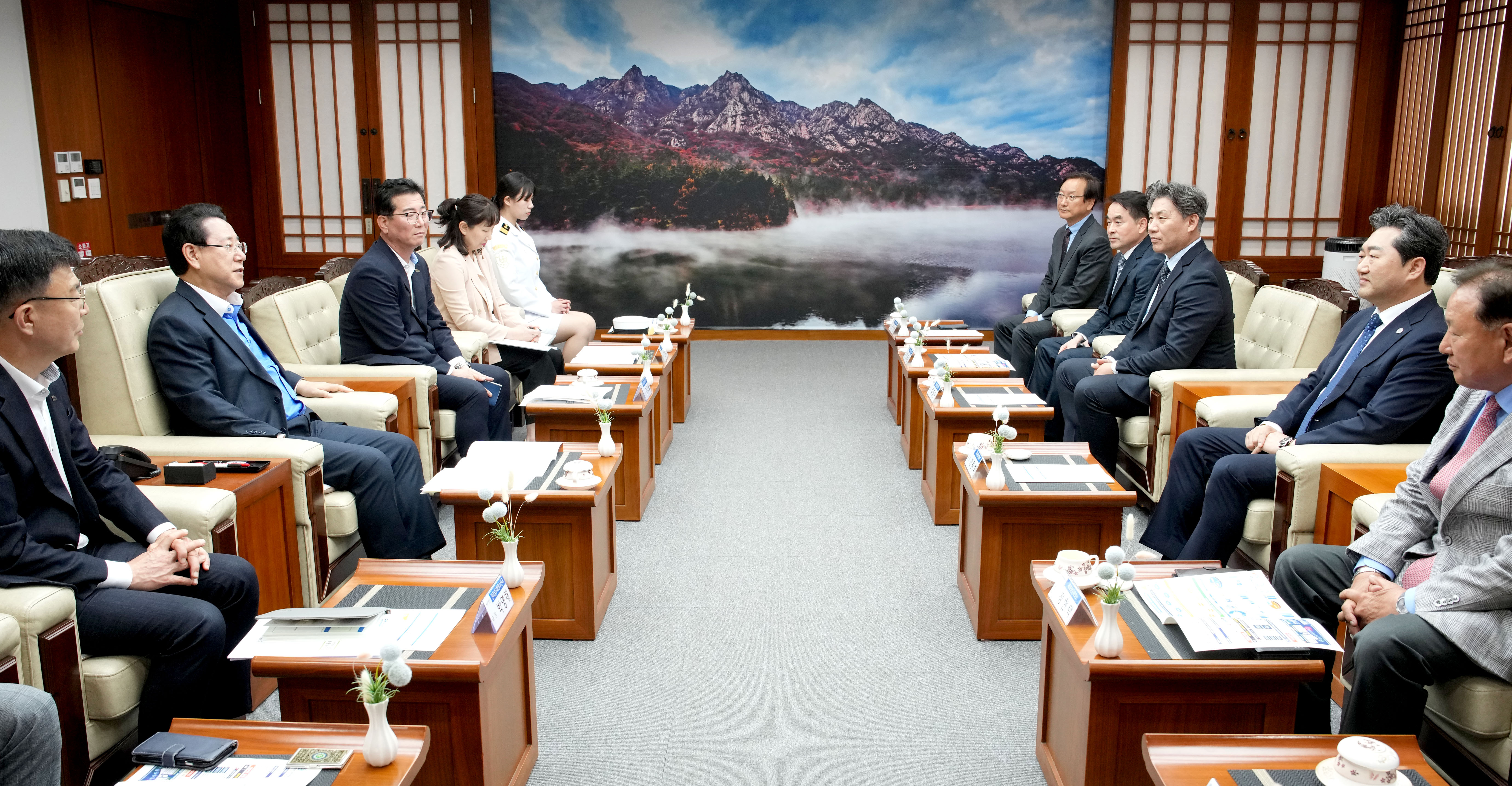 류동근 국립한국해양대학교 총장 면담3