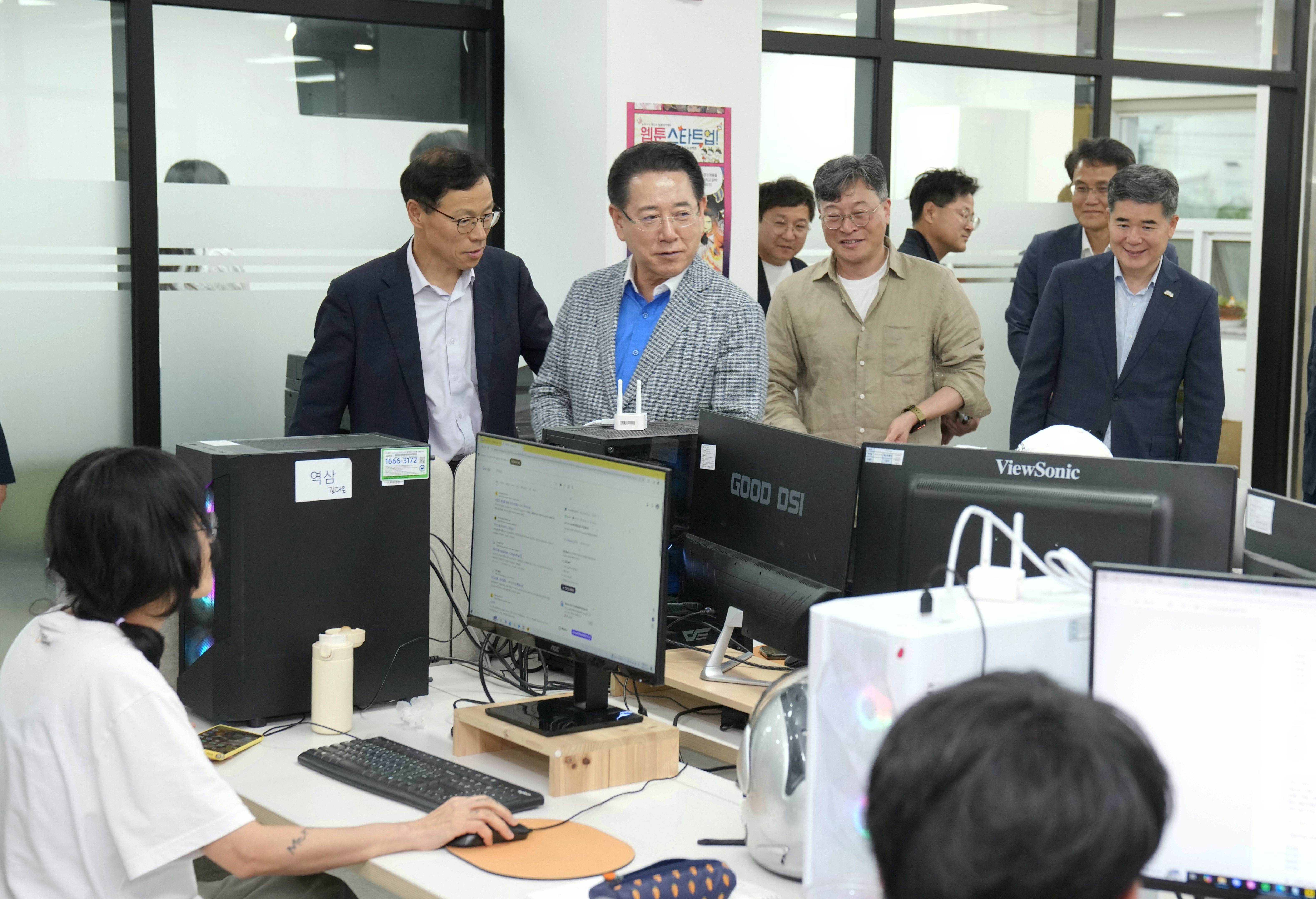 애니메이션 클러스터 현장 방문3