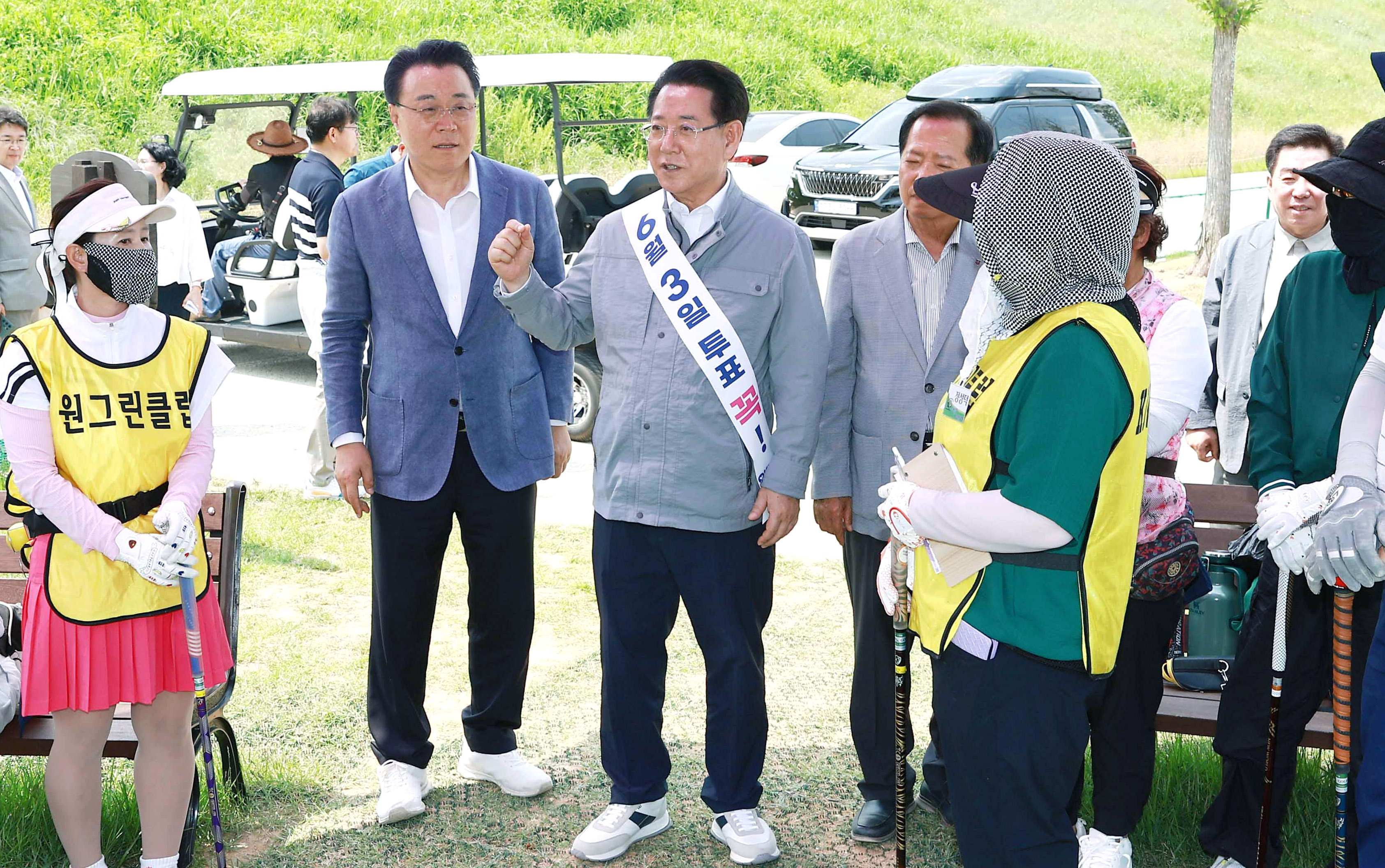 화순 홍수조절지 파크골프장 현장방문6