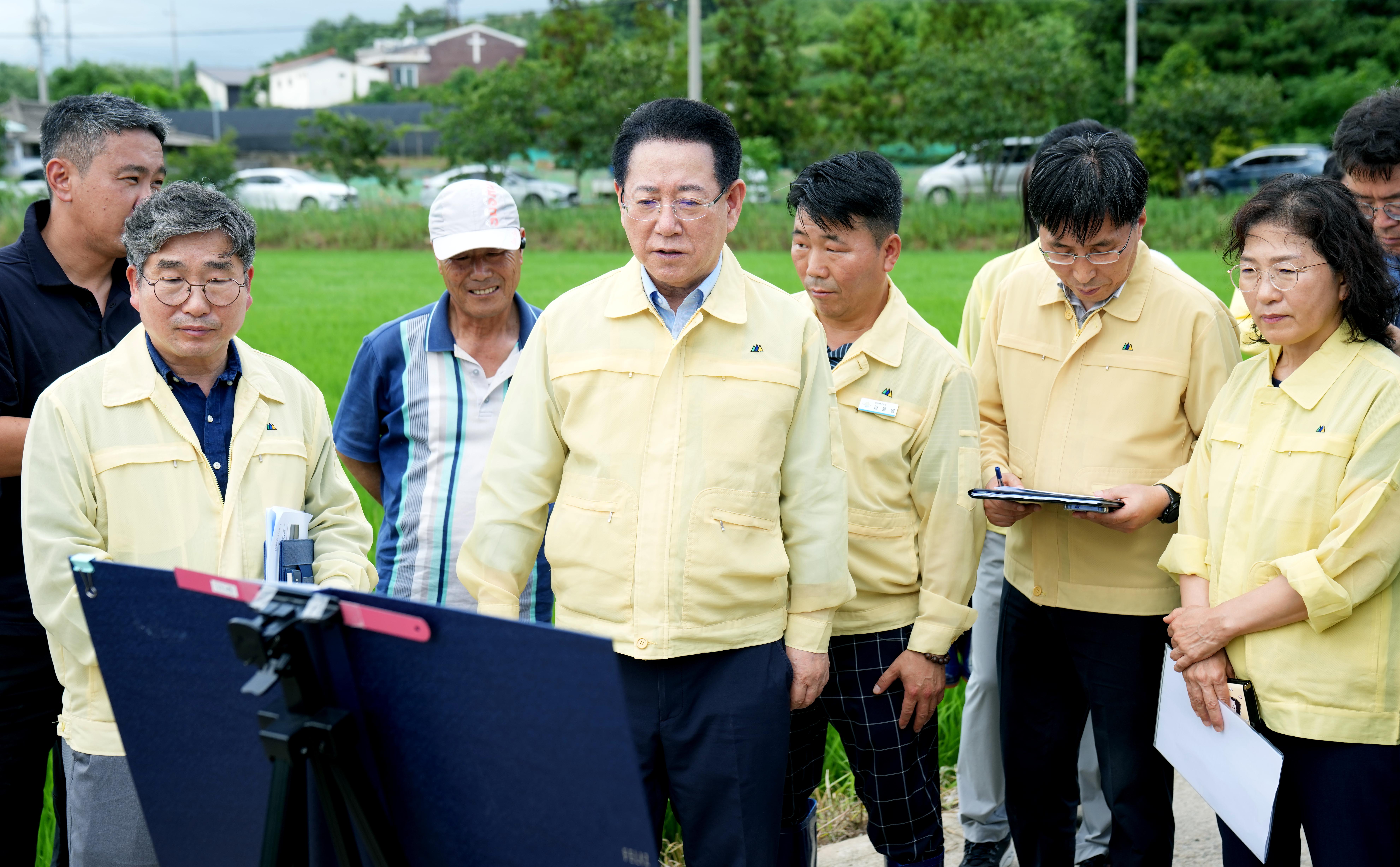 나주 동강면 원예작물 침수 피해현장 방문3