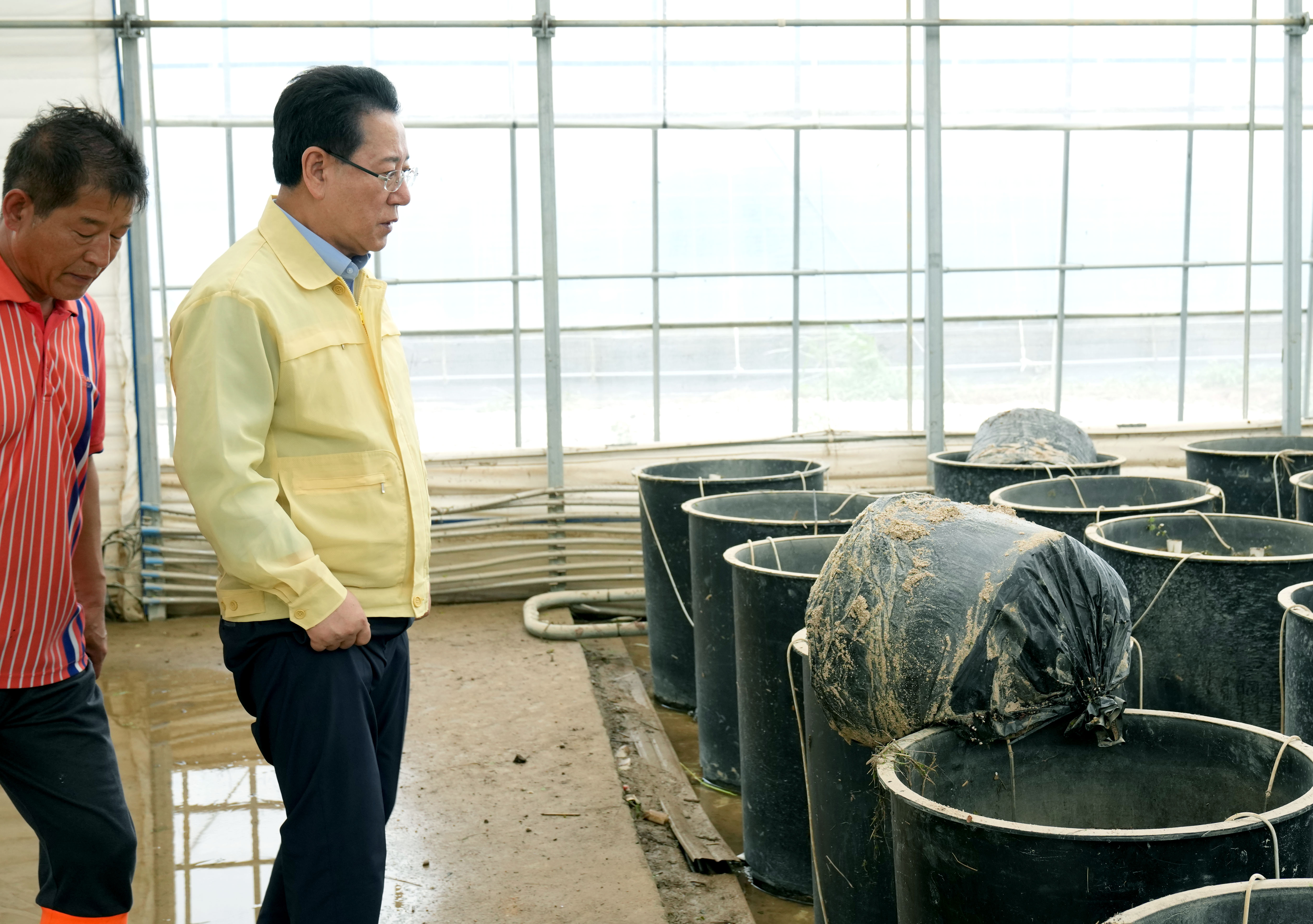 나주 동강면 원예작물 침수 피해현장 방문5