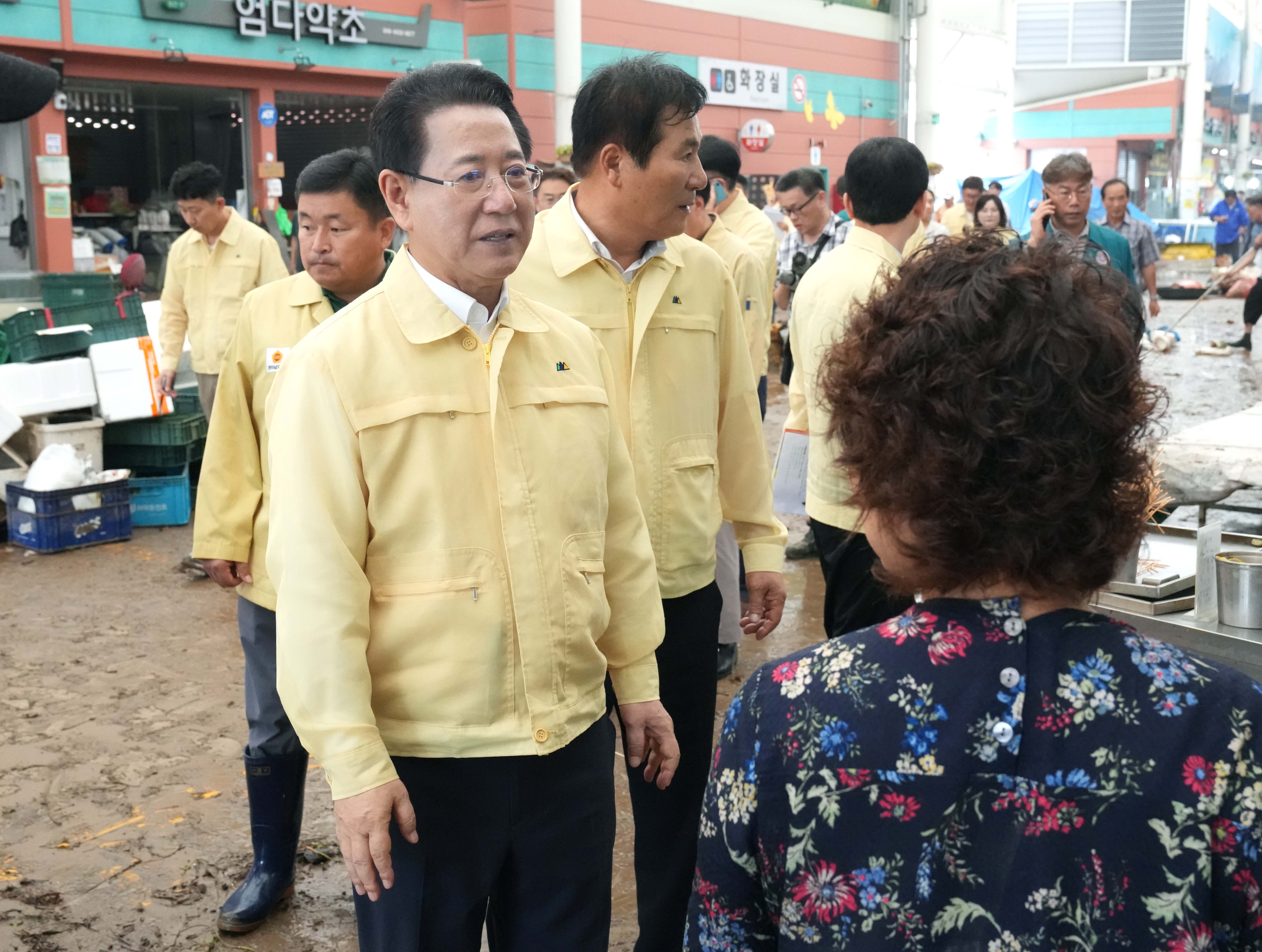 함평군 침수 피해 현장 점검1