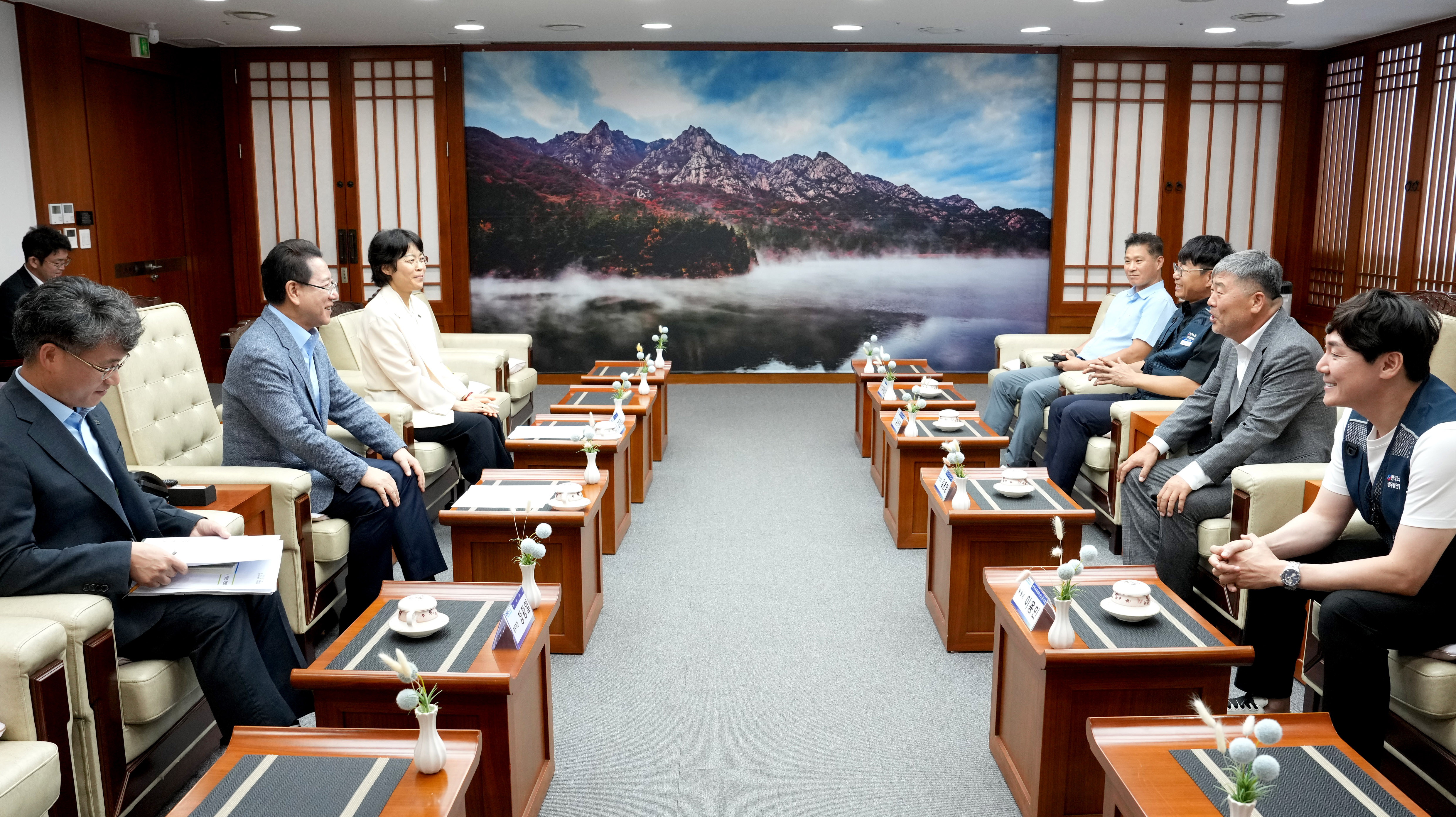 한국노총 김동명 위원장 면담3