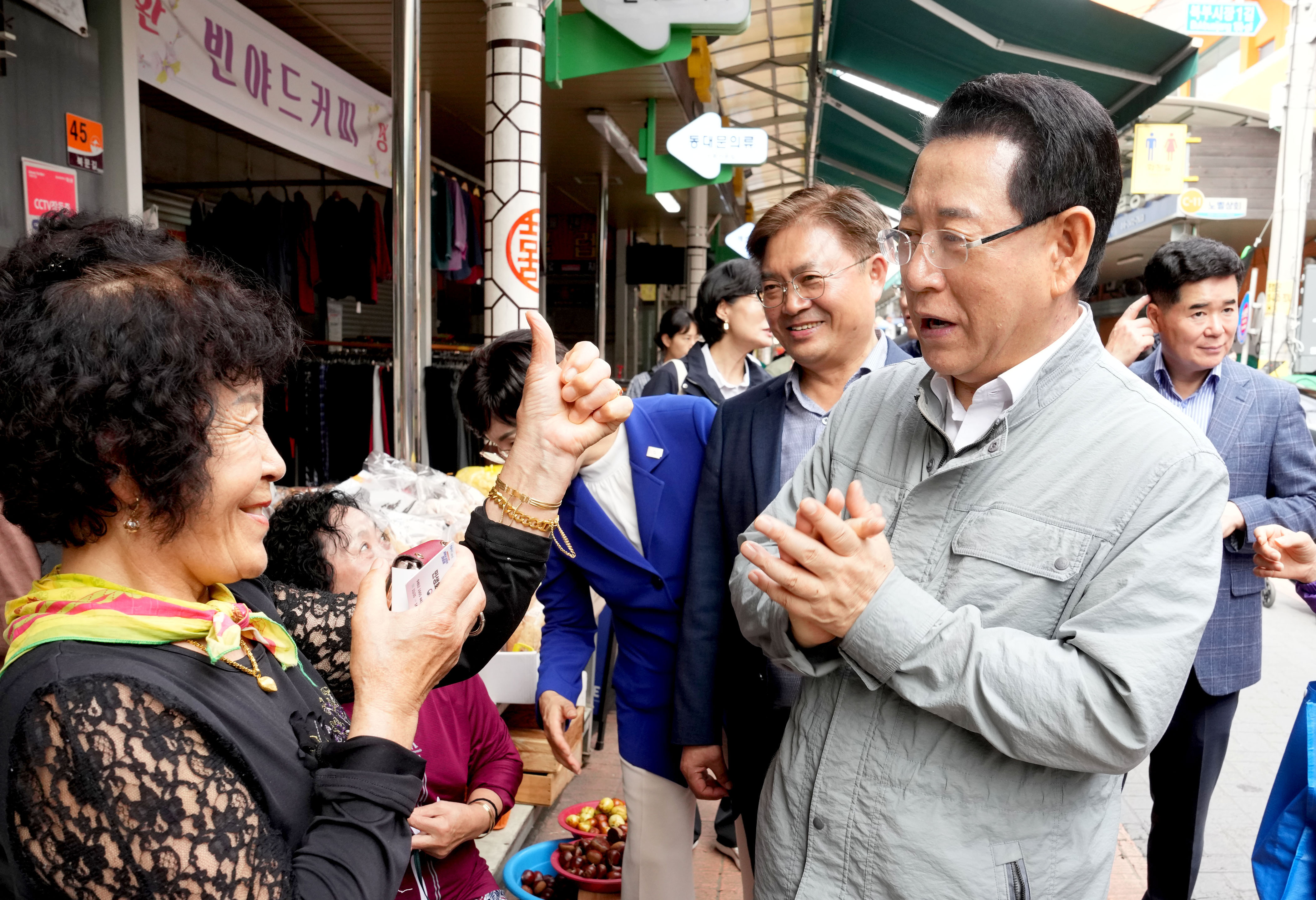 추석맞이 전통시장 현장 방문(순천 웃장)2