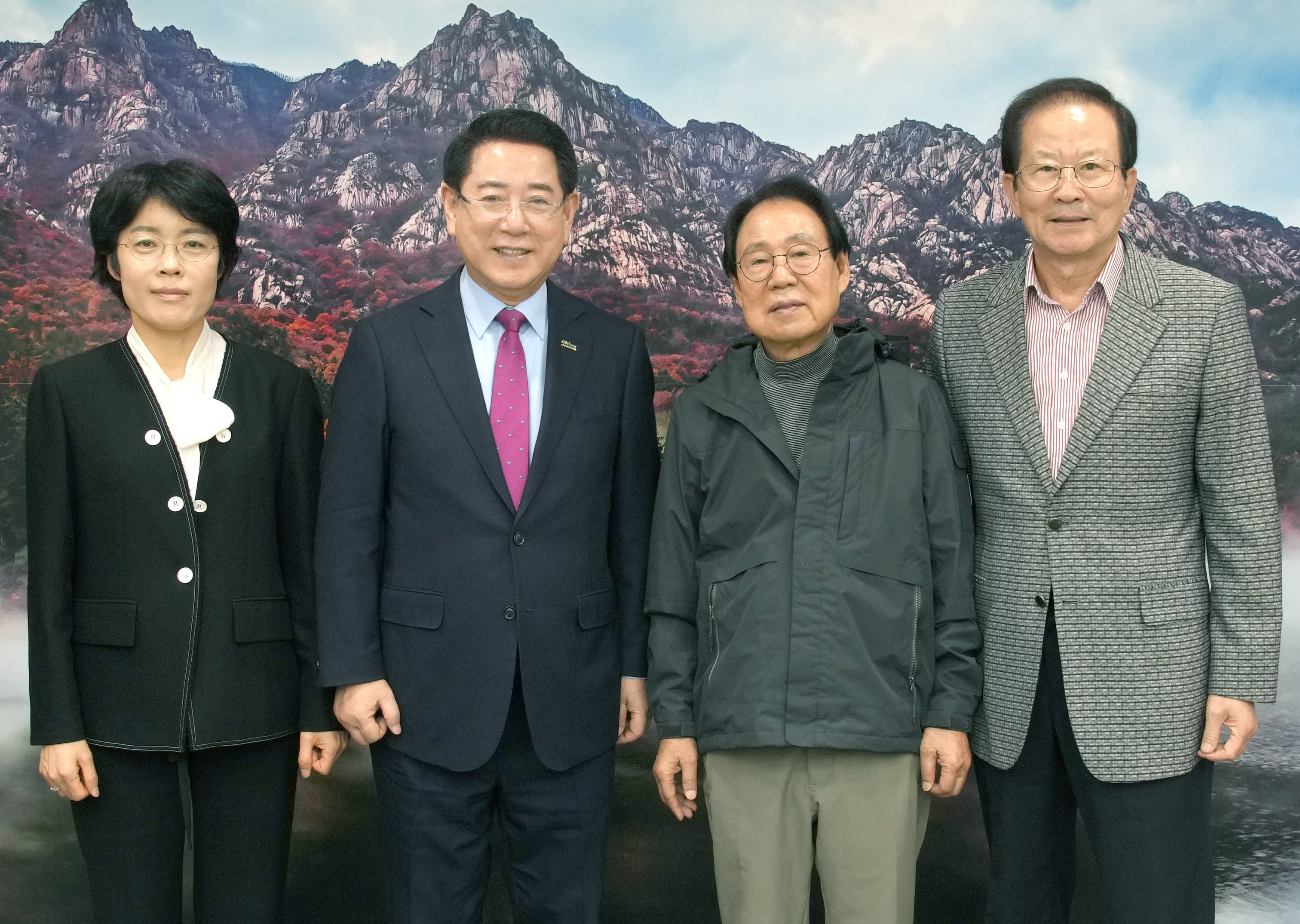 손기정 전남행정동우회장 면담1