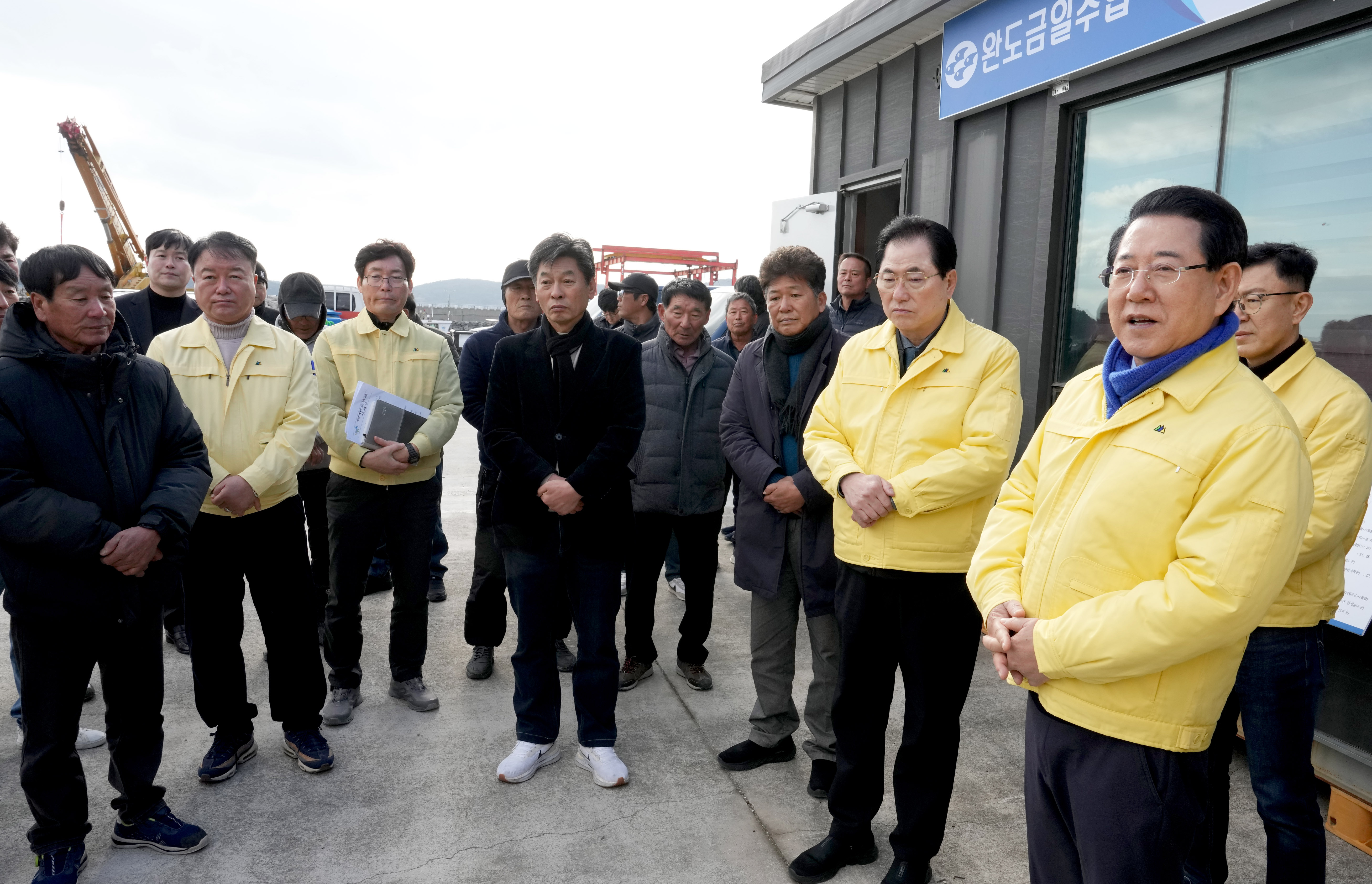 완도군 미역 양식장 피해 현장 방문4