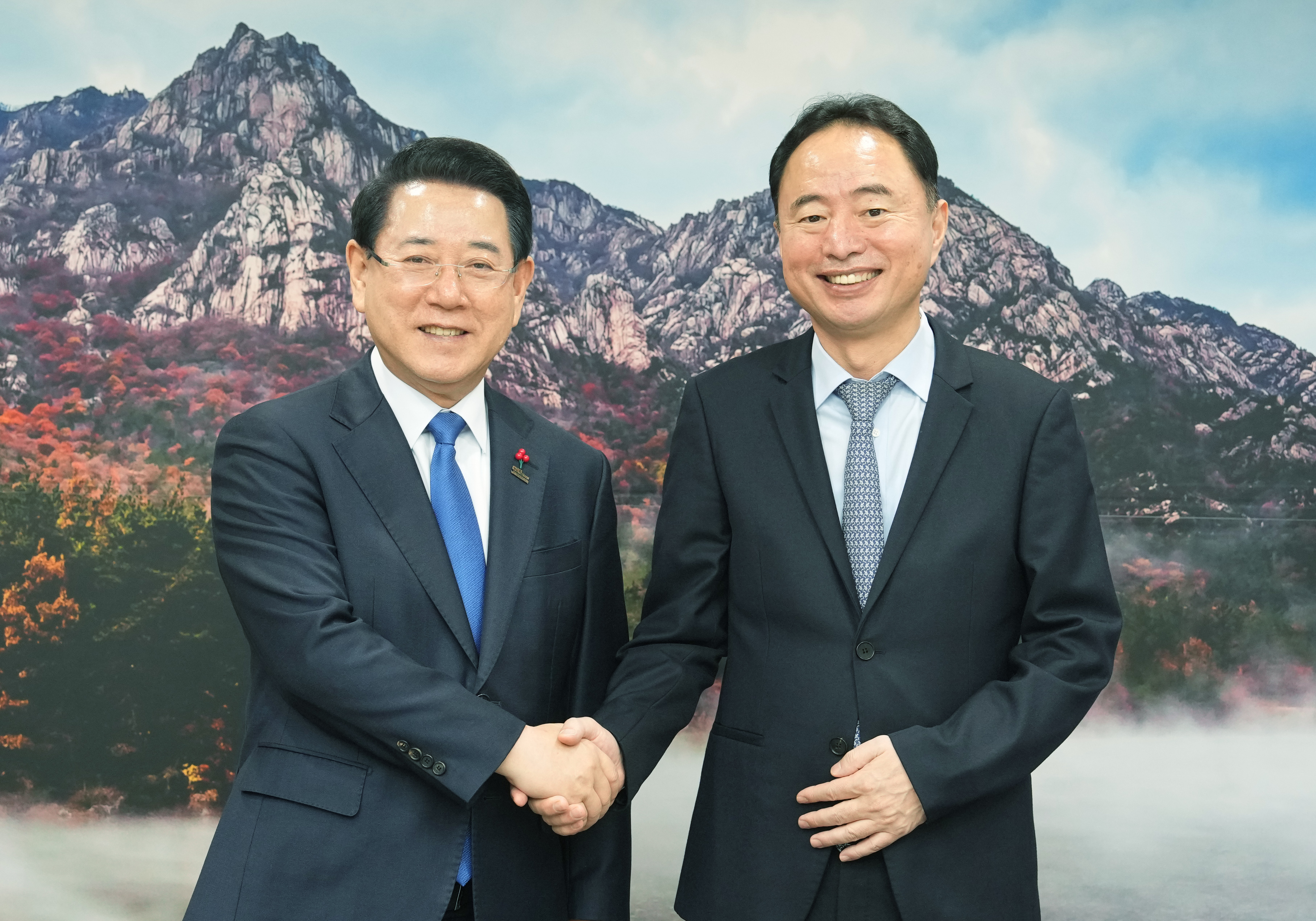 이명준 전임 서해지방해양경찰청장 면담1