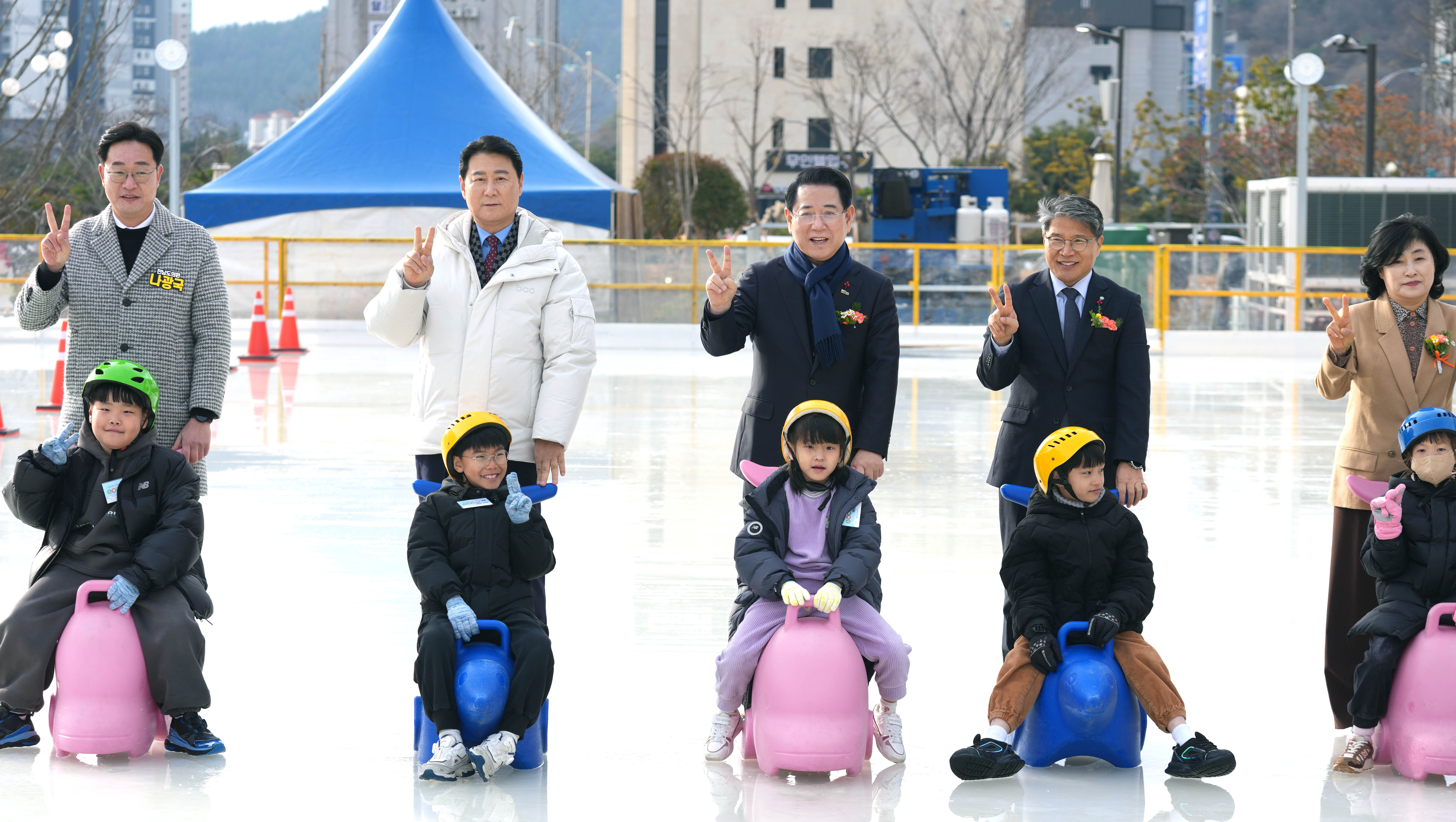 전남OK도민광장 야외스케이트장 개장식4