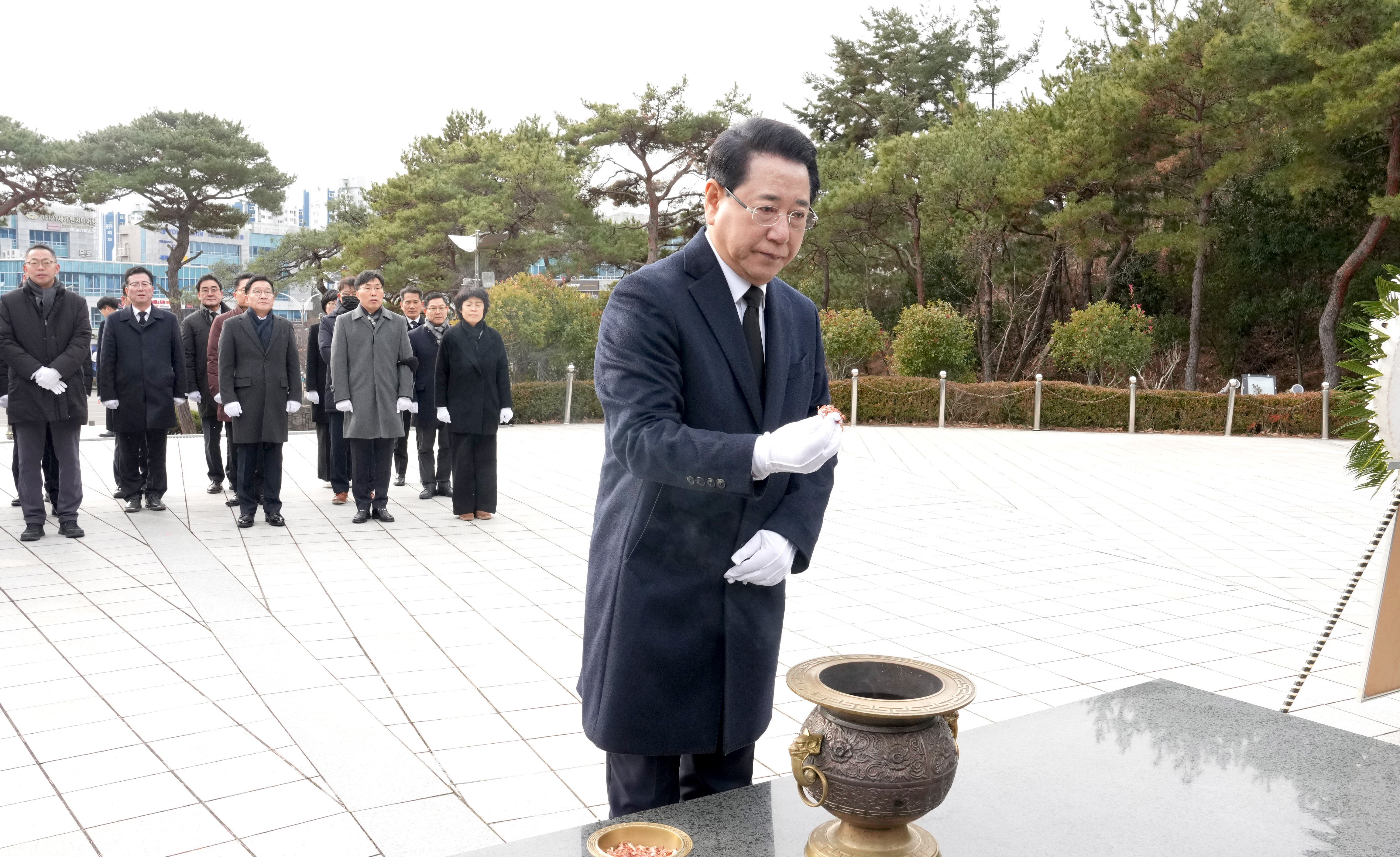 병오년 새해 목포 현충탑 참배1