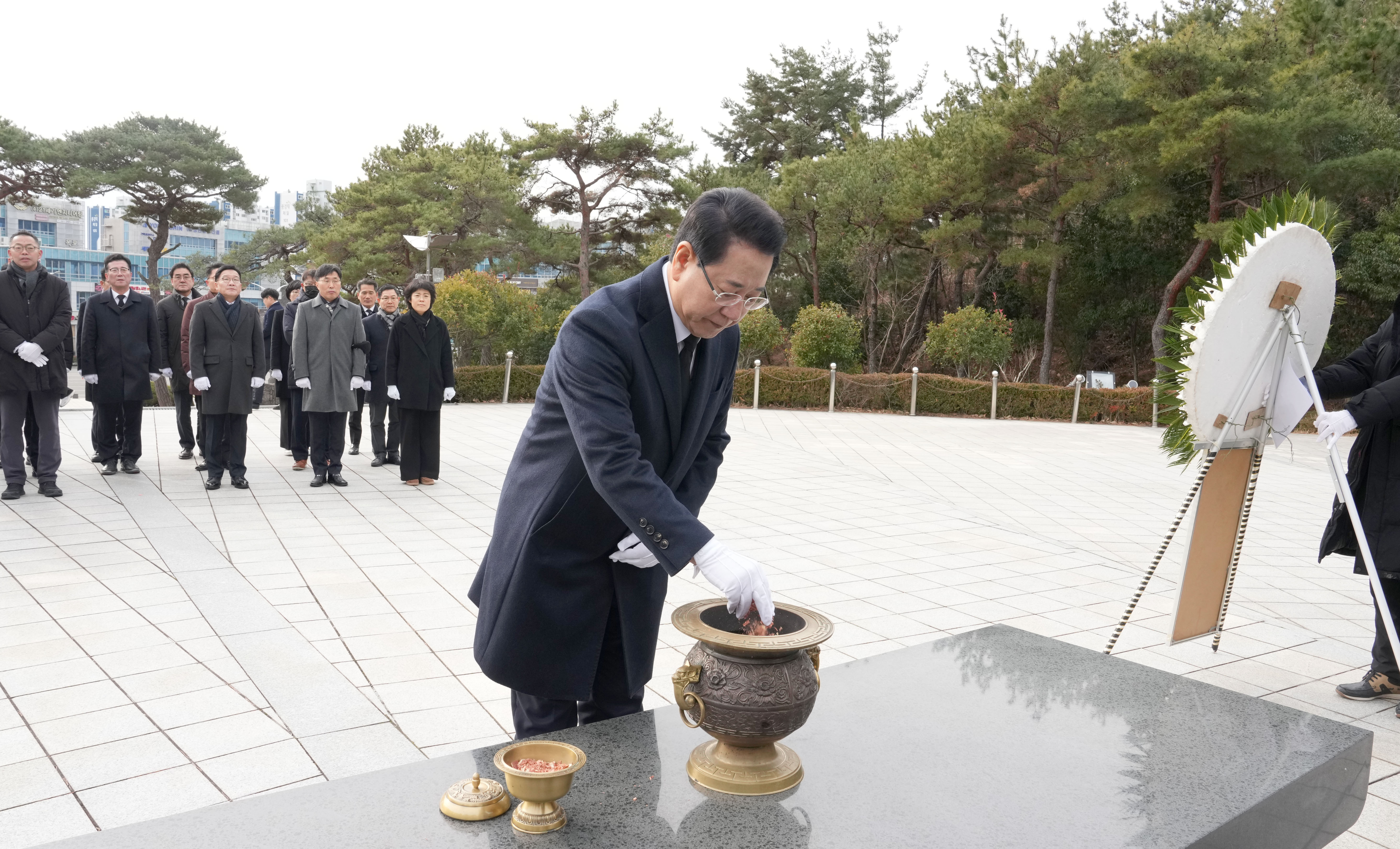 병오년 새해 목포 현충탑 참배2