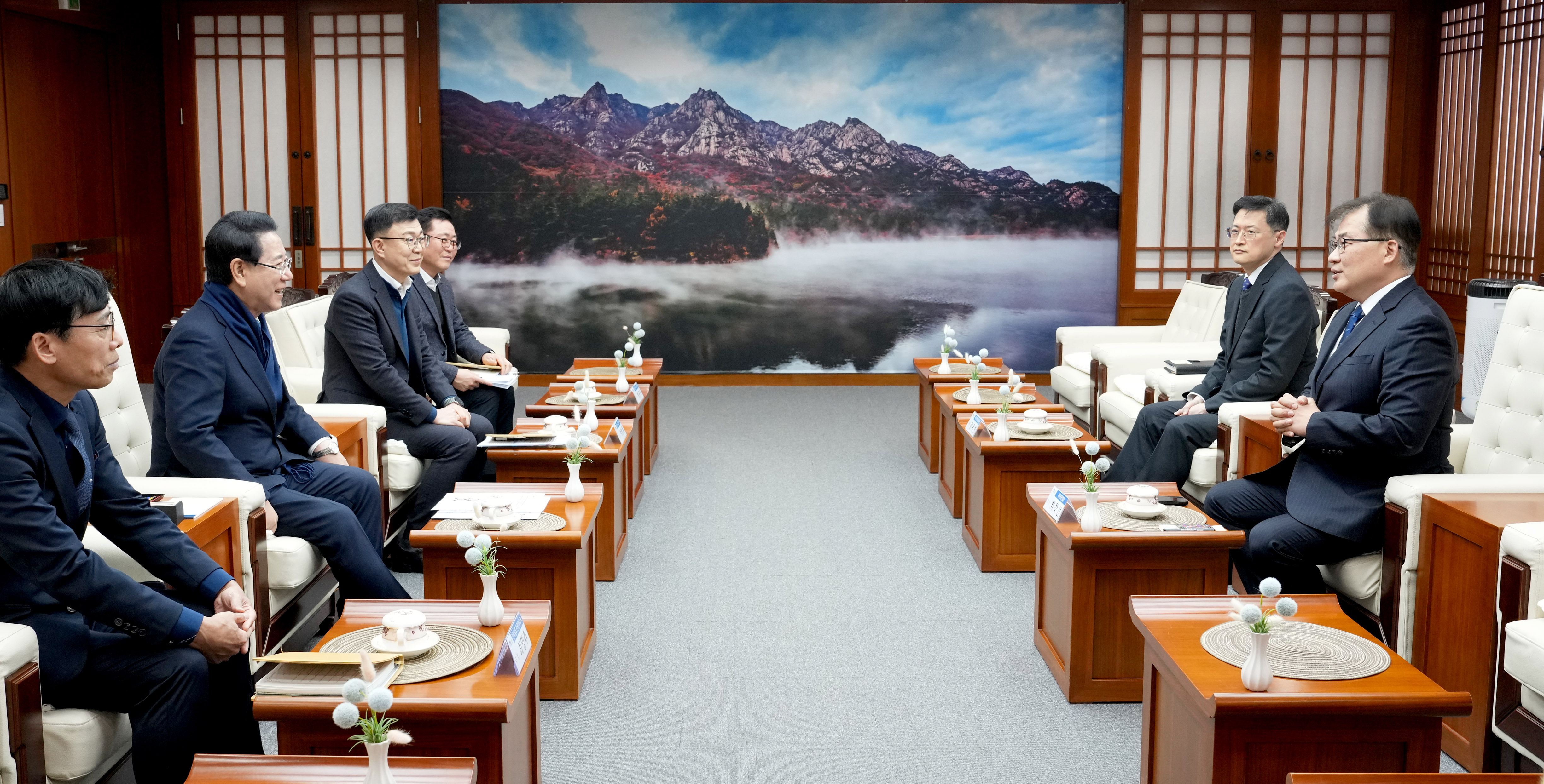 백학선 신임 서해지방해양경찰청장 면담2
