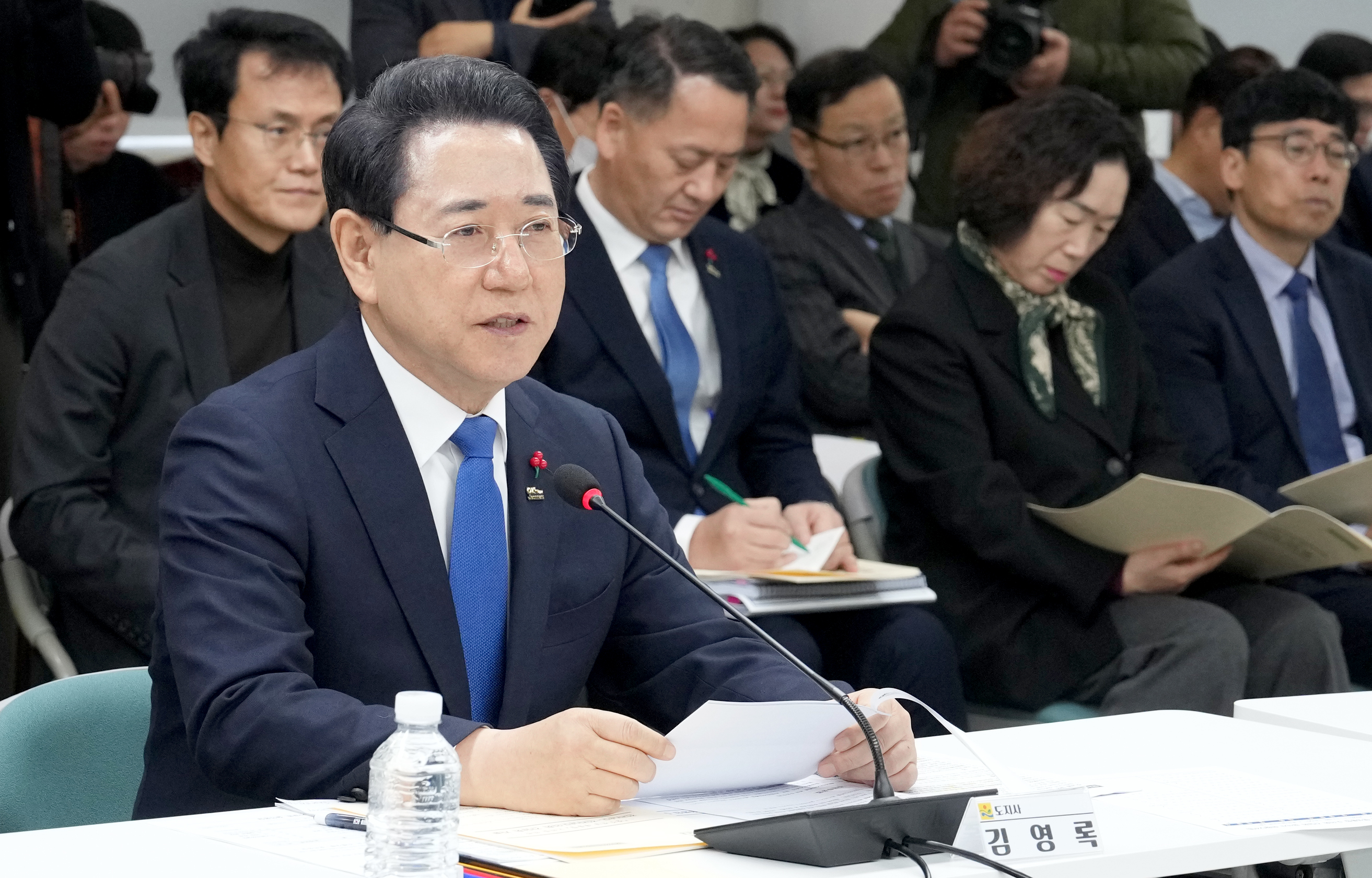 ‘광주·전남 행정통합’ 전남도의회-집행부 간담회1