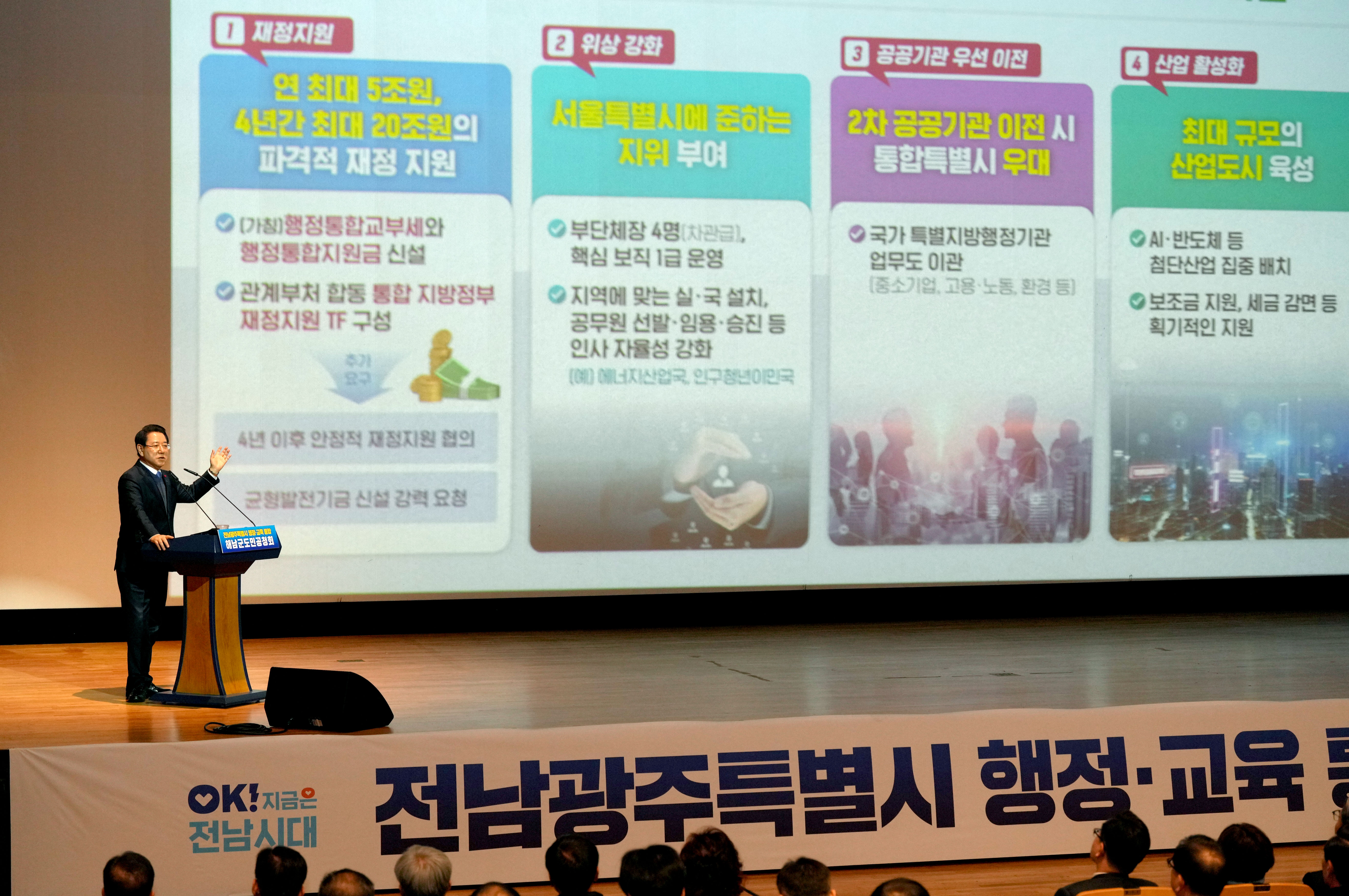 전남·광주 행정통합 해남군 도민공청회3